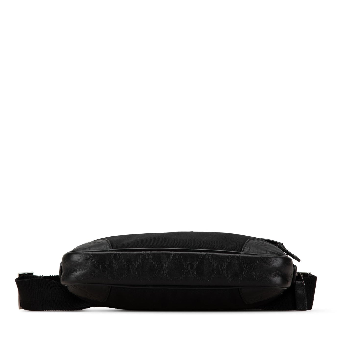 Gucci Guccissima Trim Belt Nylon Black Accessory