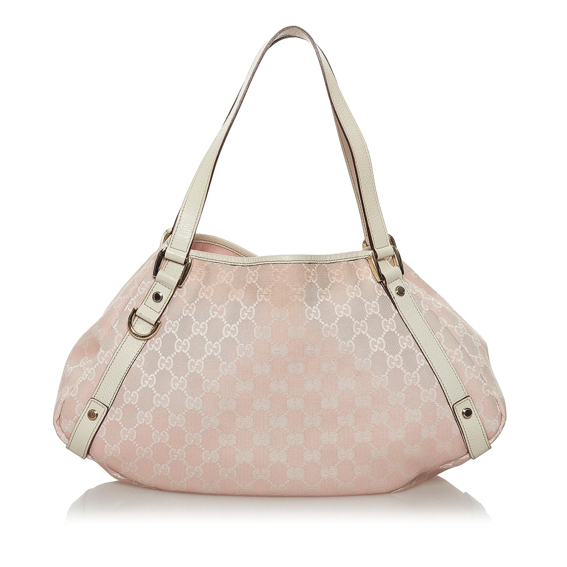 Gucci Guccissima Pelham SHG Calf White Pink Shoulder Bag