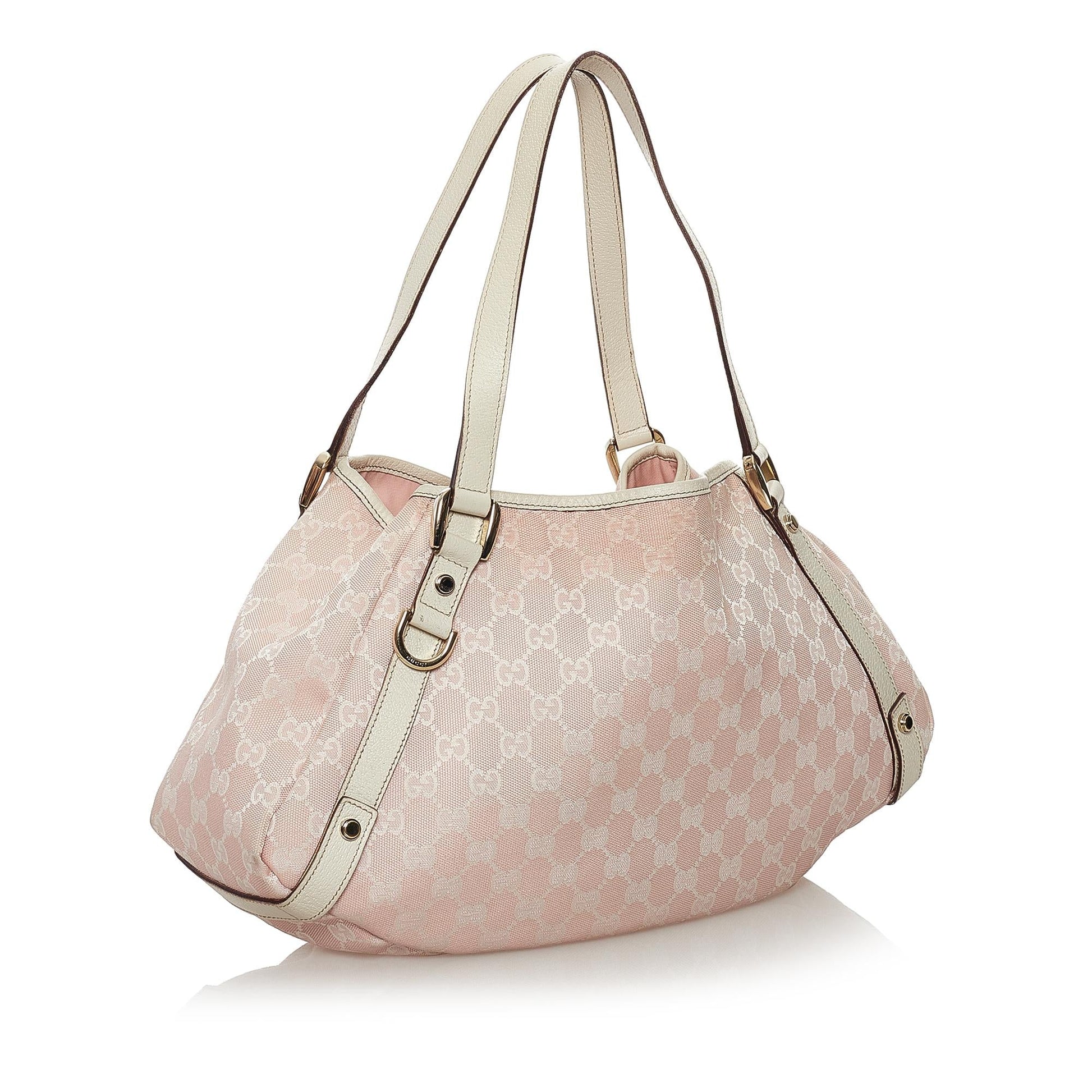 Gucci Guccissima Pelham SHG Calf White Pink Shoulder Bag