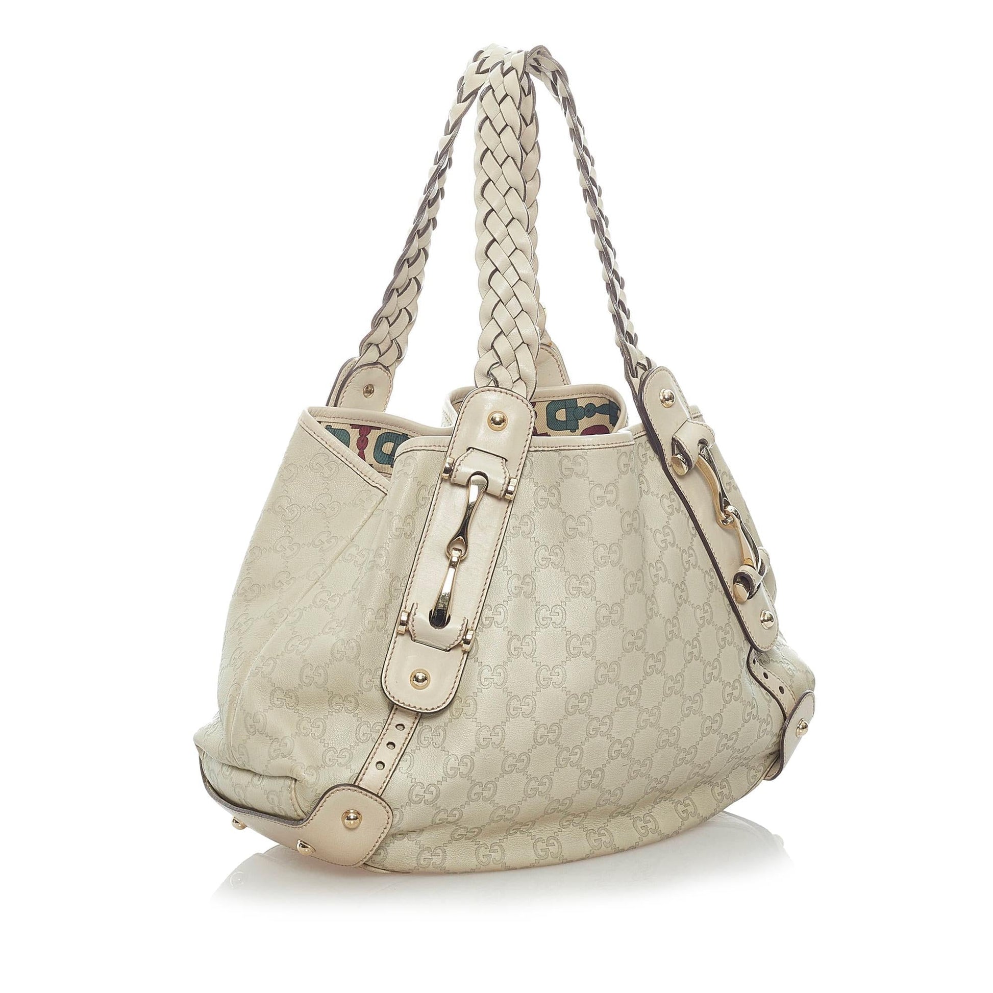Gucci Guccissima Pelham SHG Calf White Shoulder Bag