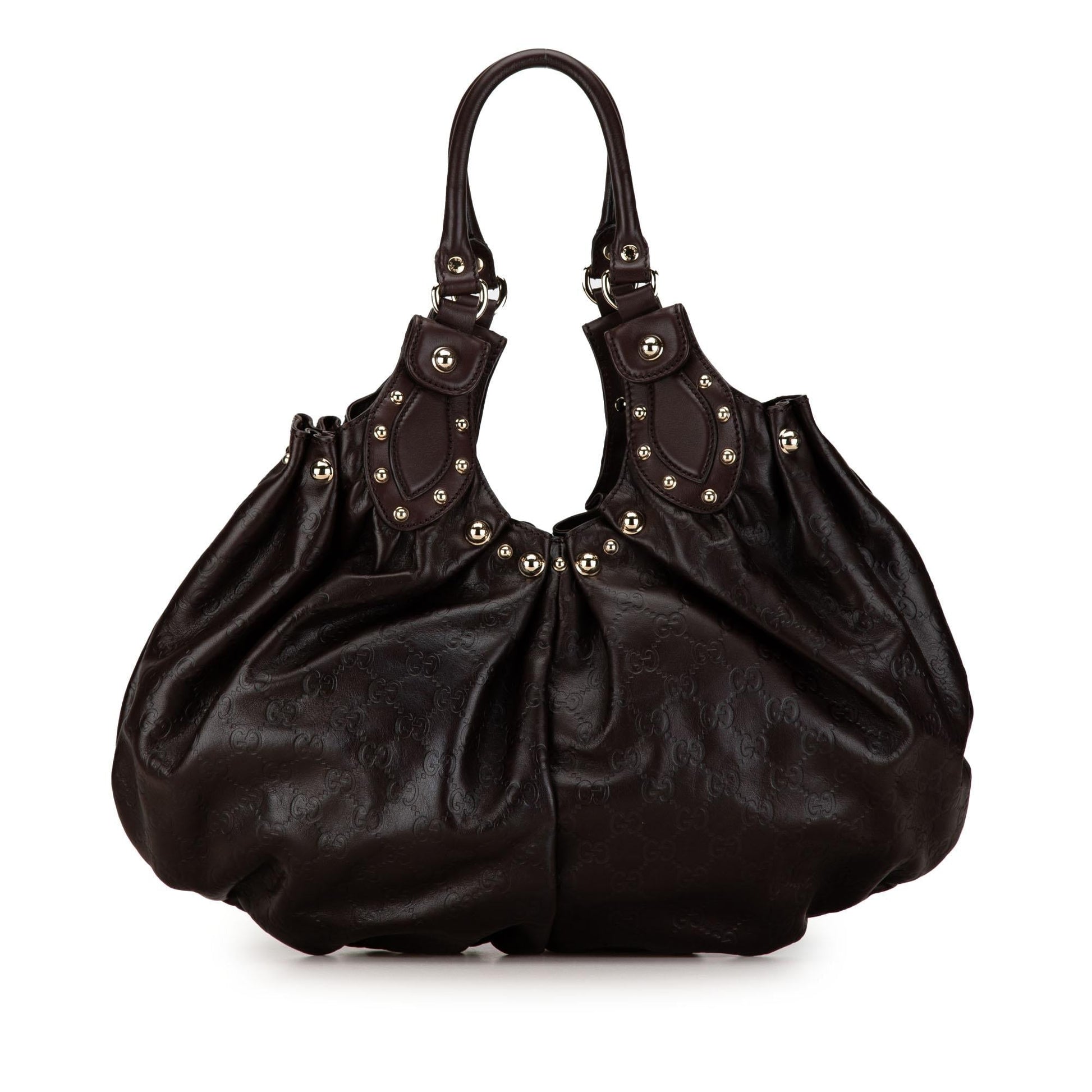 Gucci Guccissima Pelham SHG-4eiRdK Calf Brown Shoulder Bag
