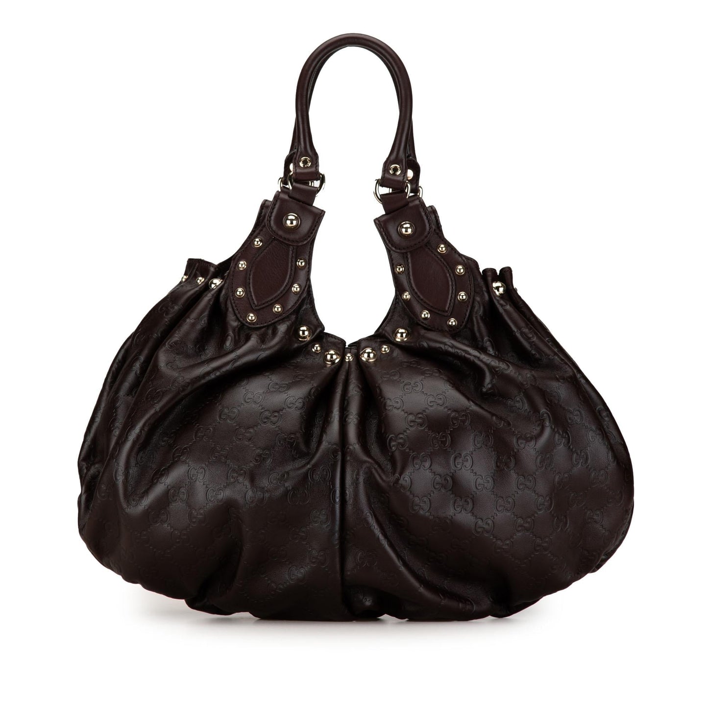 Gucci Guccissima Pelham SHG-4eiRdK Calf Brown Shoulder Bag