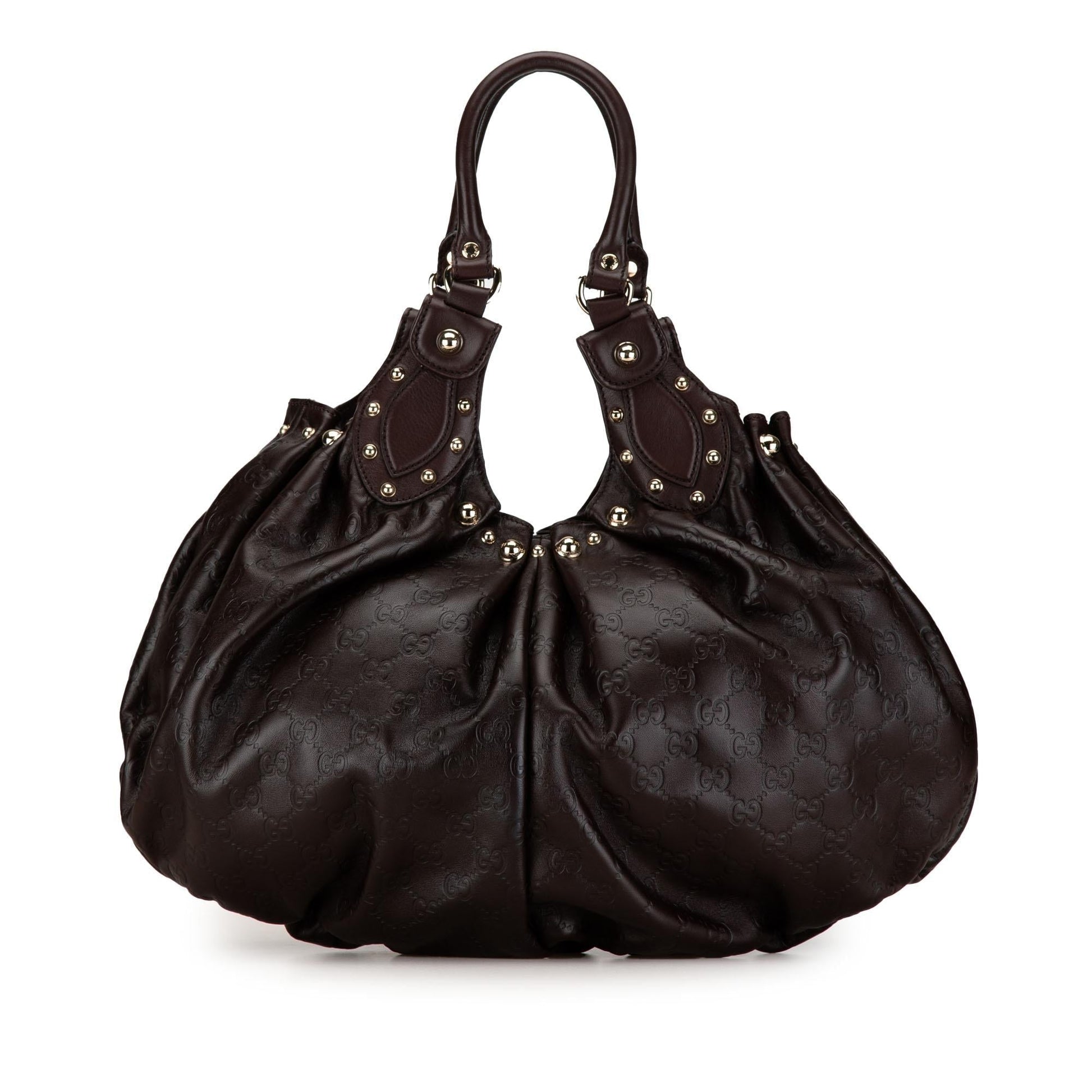 Gucci Guccissima Pelham SHG-4eiRdK Calf Brown Shoulder Bag