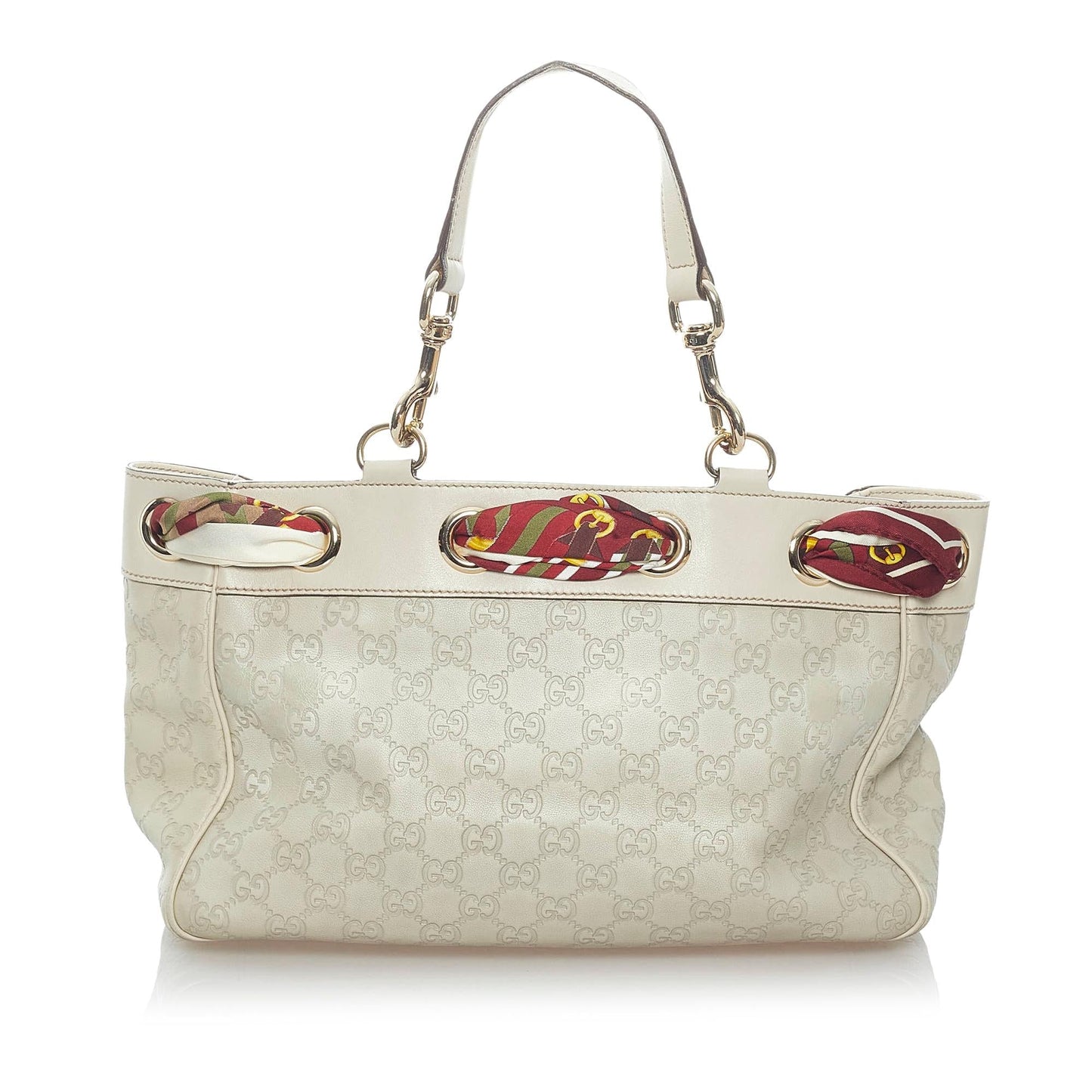 Gucci Guccissima Positano SHG Calf White Tote Bag