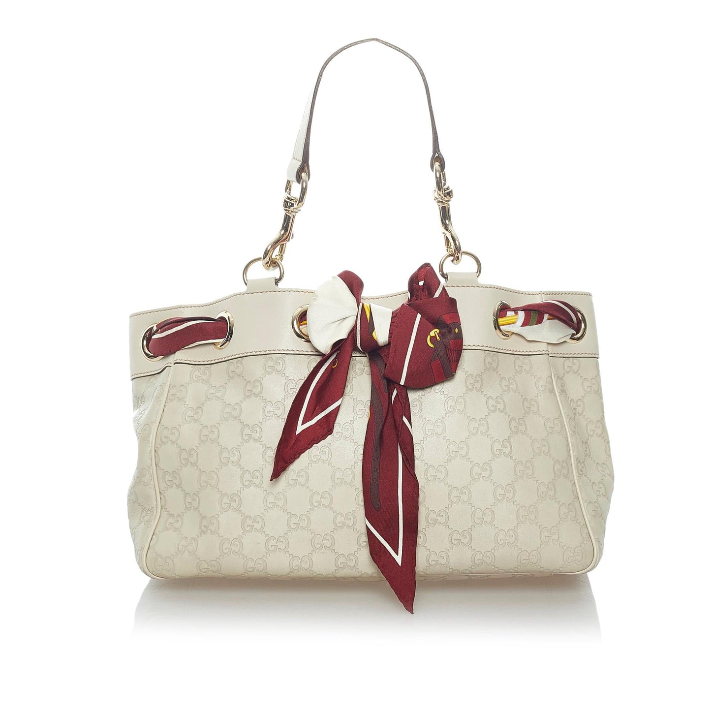 Gucci Guccissima Positano SHG Calf White Tote Bag