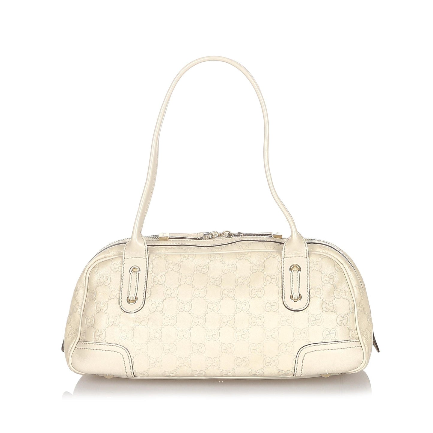 Gucci Guccissima Princy SHG Calf White Shoulder Bag 4