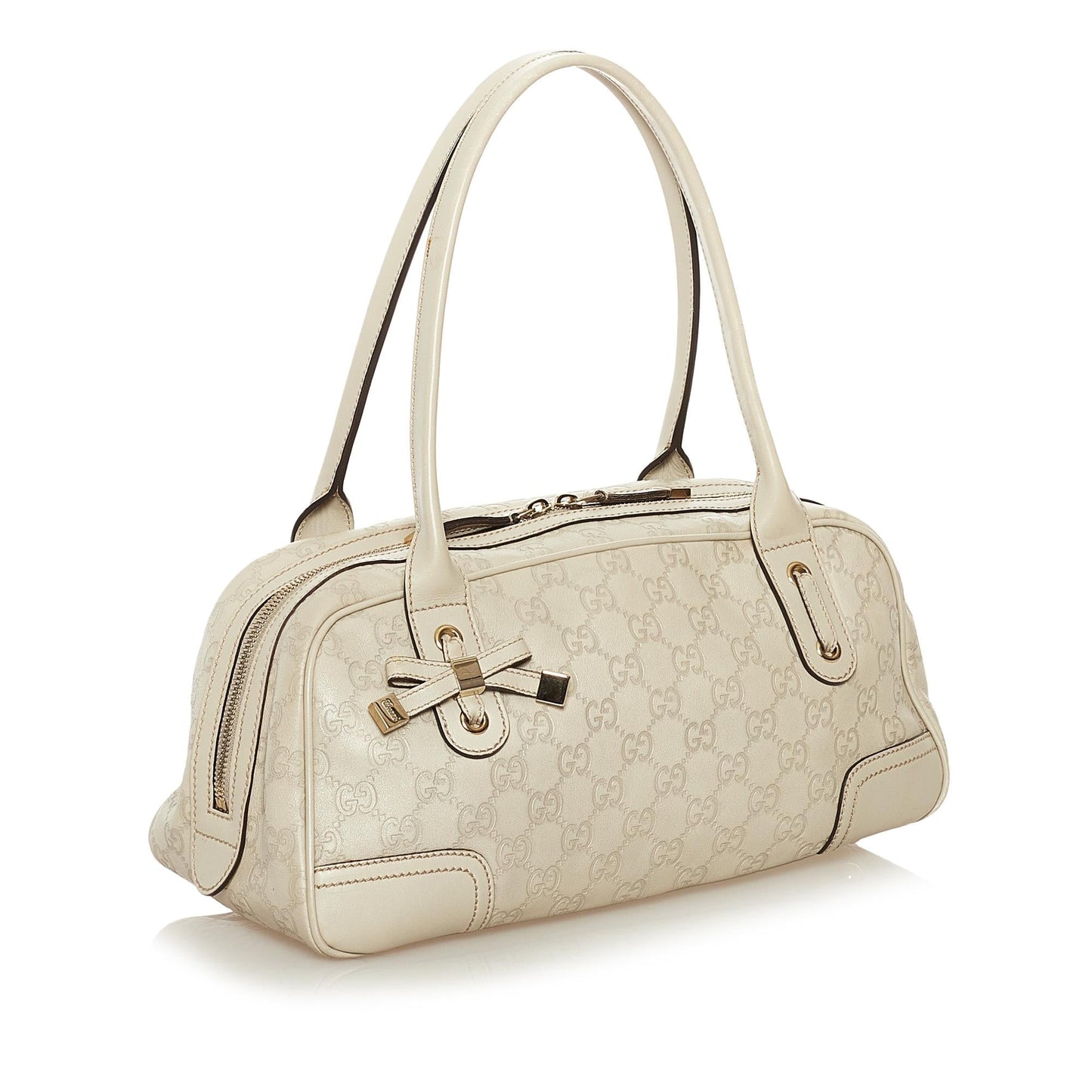 Gucci Guccissima Princy SHG Calf White Shoulder Bag