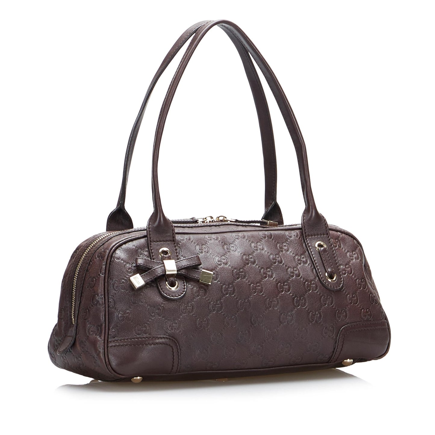 Gucci Guccissima Princy SHG-58AL2o Calf Brown Shoulder Bag