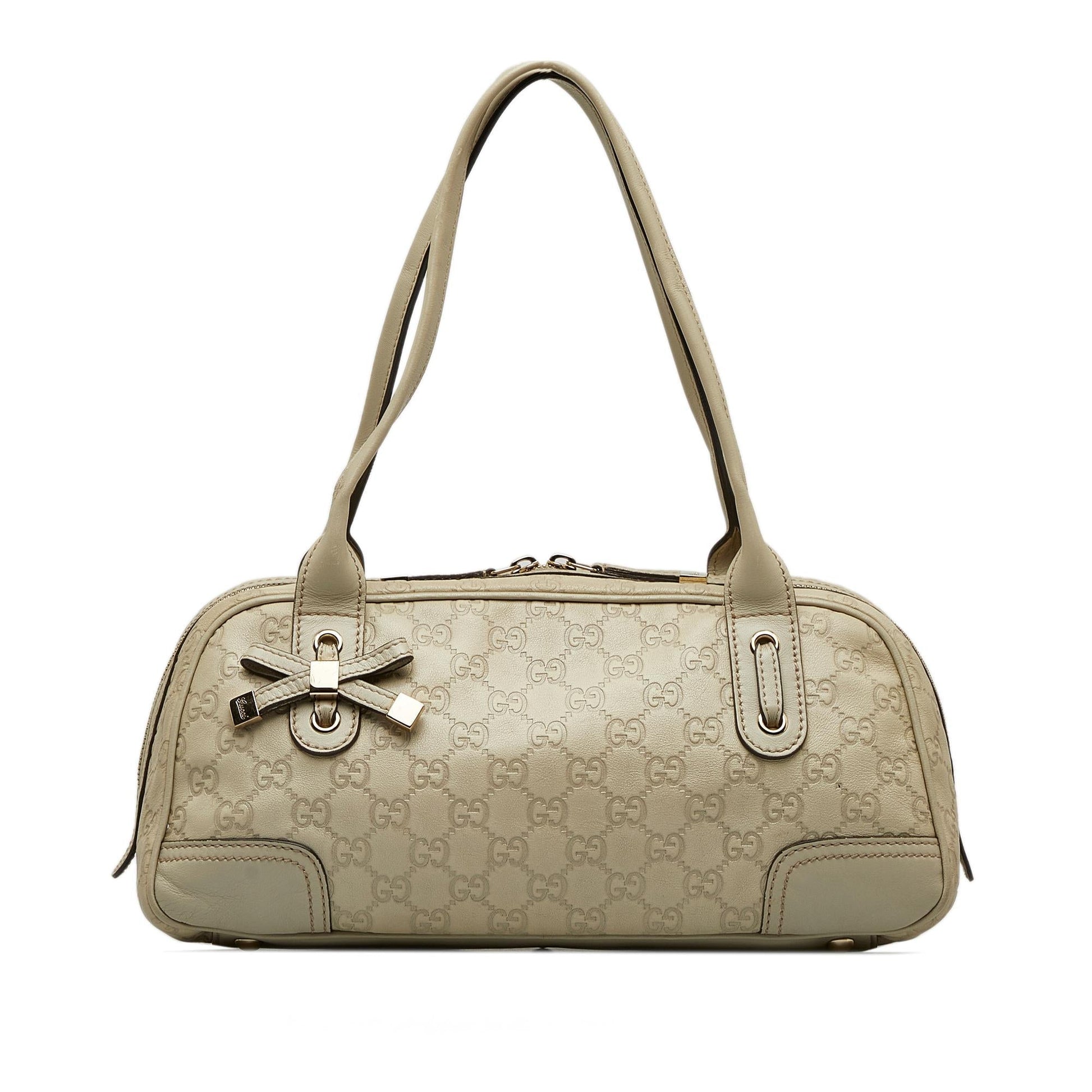 Gucci Guccissima Princy SHG-jTtqW2 Calf White Shoulder Bag