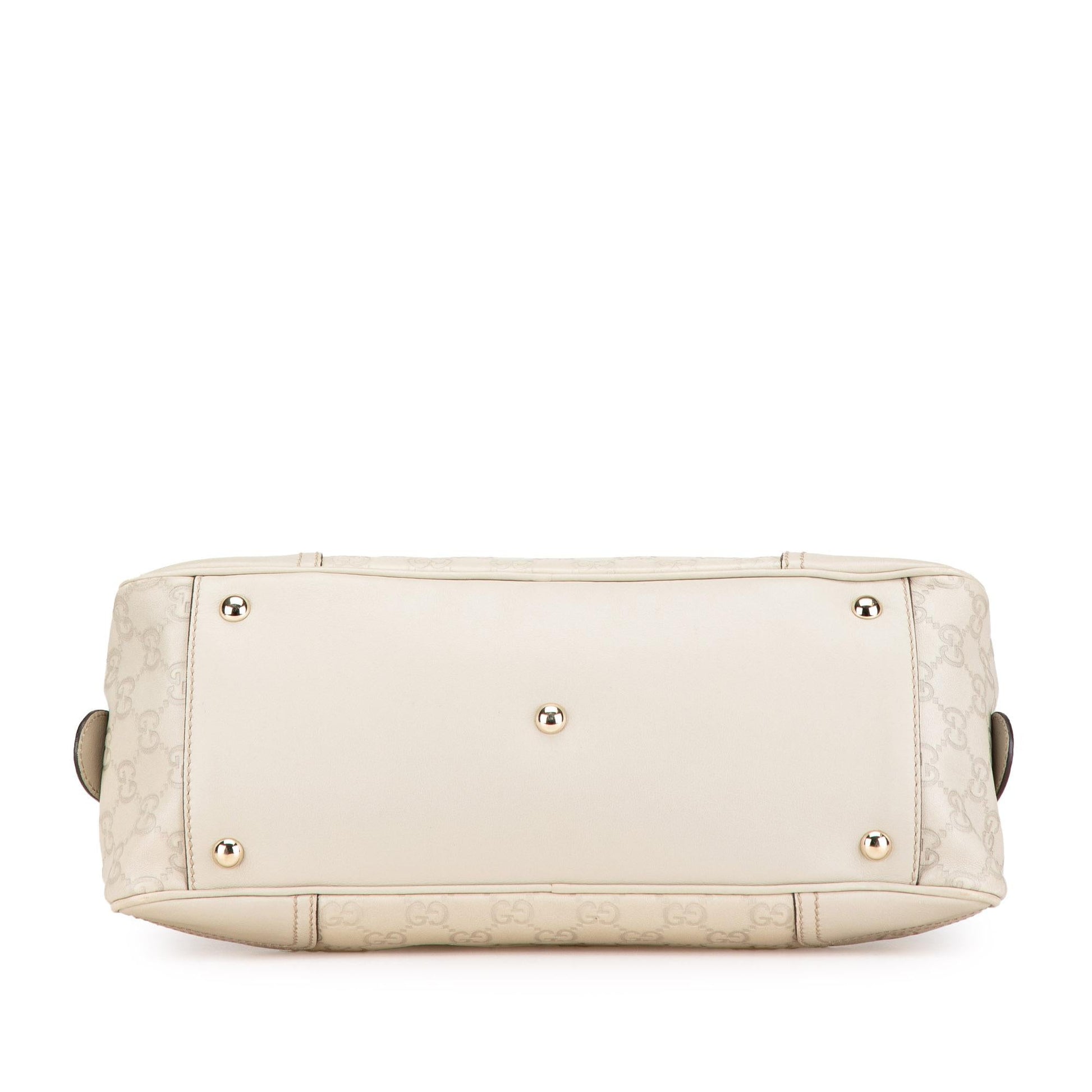 Gucci Guccissima Princy SHG-Fjzscr Calf White Shoulder Bag