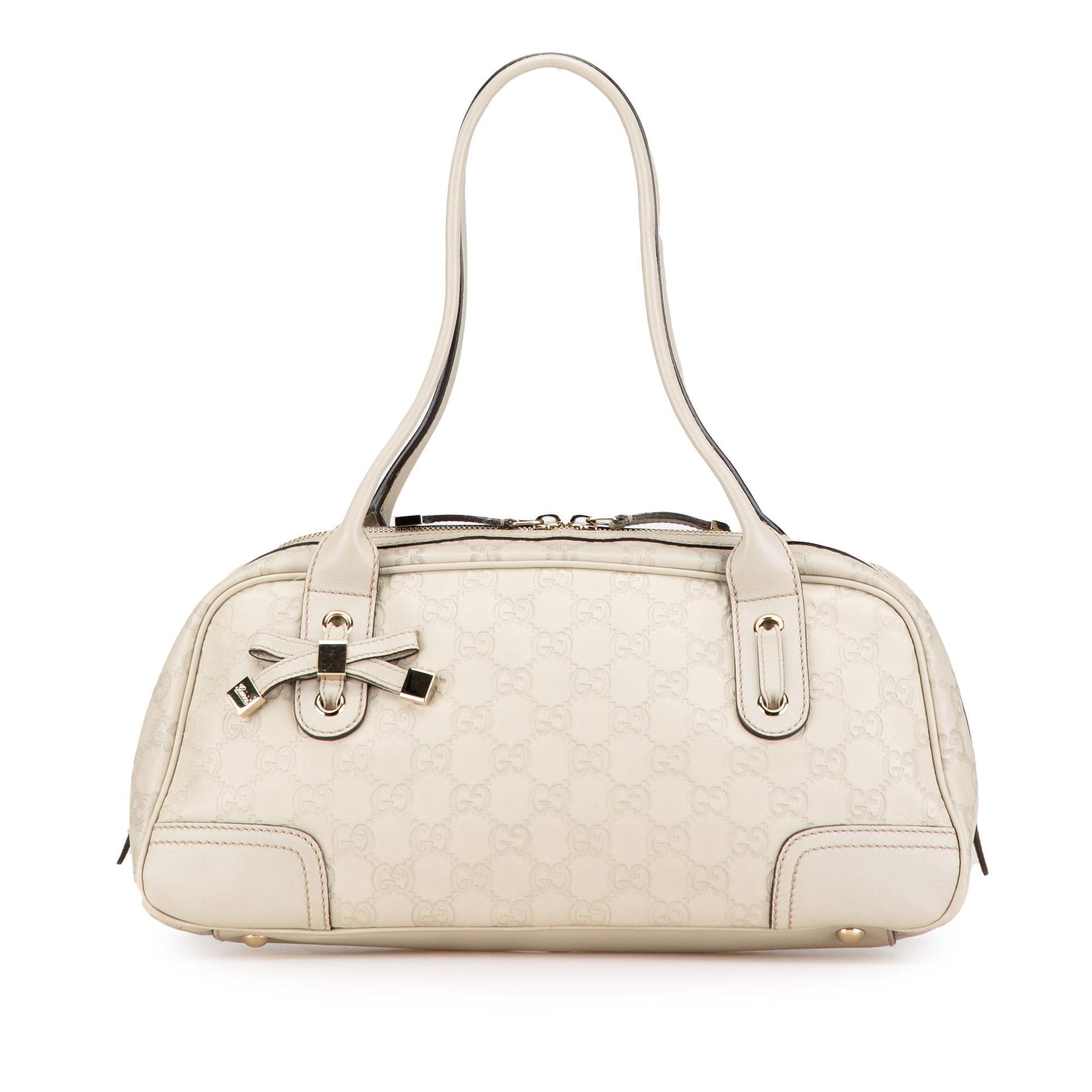 Gucci Guccissima Princy SHG-Fjzscr Calf White Shoulder Bag