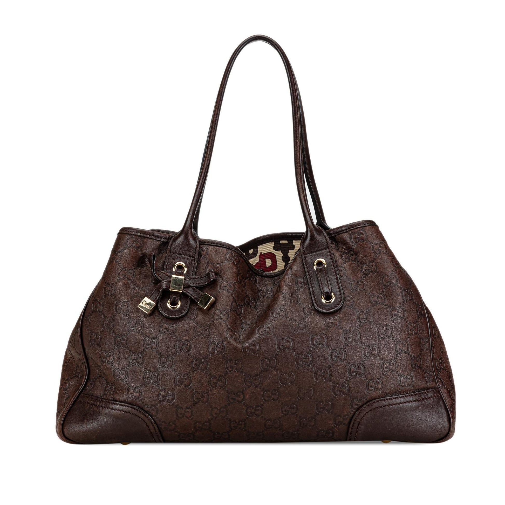Gucci Guccissima Princy SHG-tGKgZY Calf Brown Tote Bag