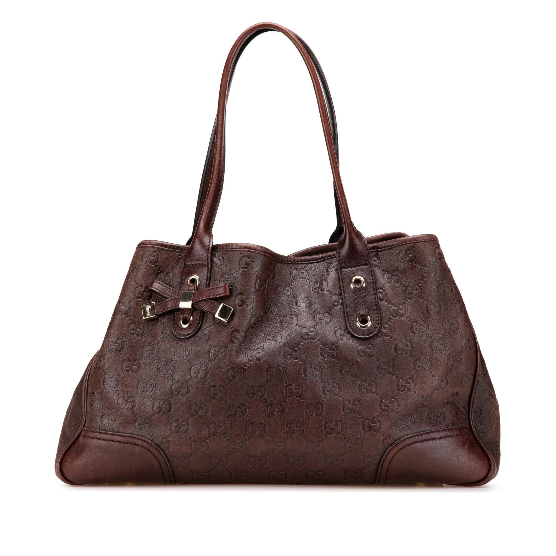 Gucci Guccissima Princy Calf Brown Tote Bag