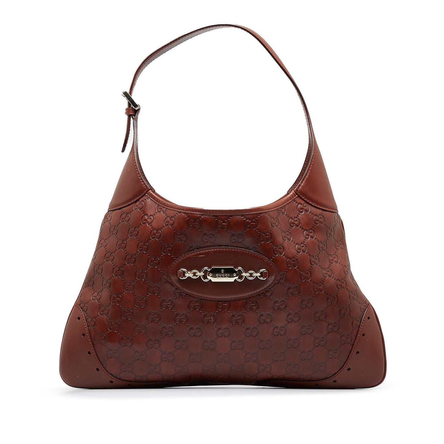 Gucci Guccissima Punch SHG-nXAtcM Calf Brown Shoulder Bag