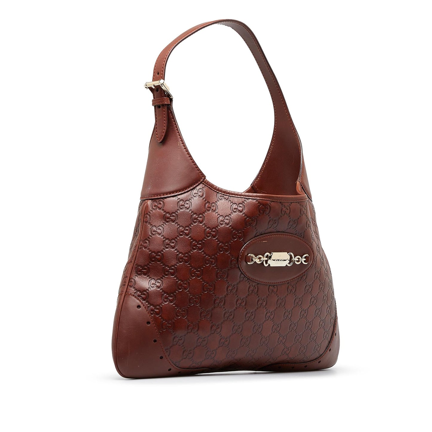 Gucci Guccissima Punch SHG-nXAtcM Calf Brown Shoulder Bag