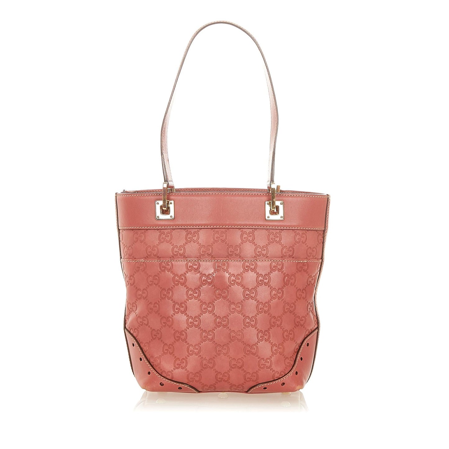 Gucci Guccissima Punch SHG Calf Red Tote Bag Bag Shg