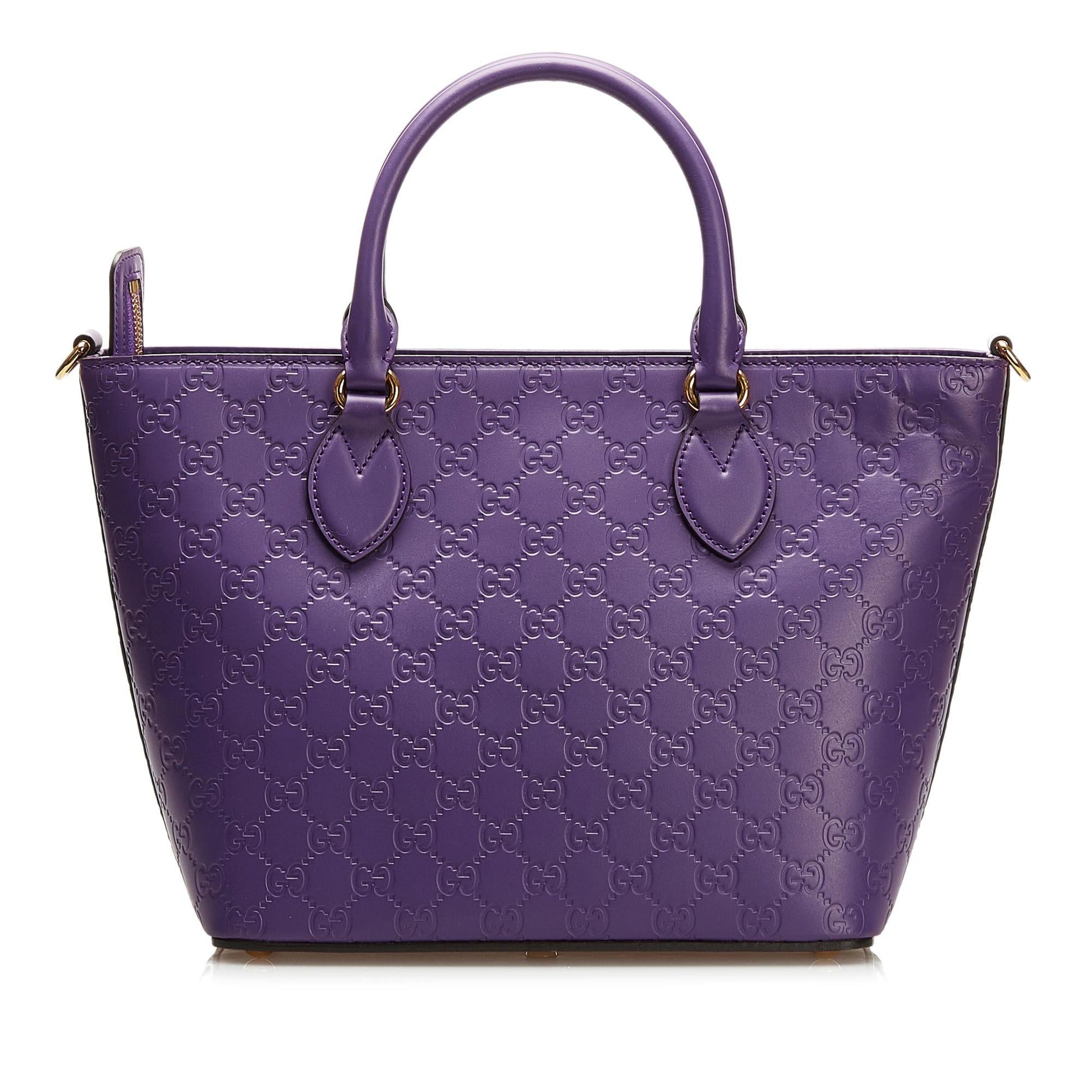 Gucci Guccissima Signature Convertible SHG Calf Satchel Bag
