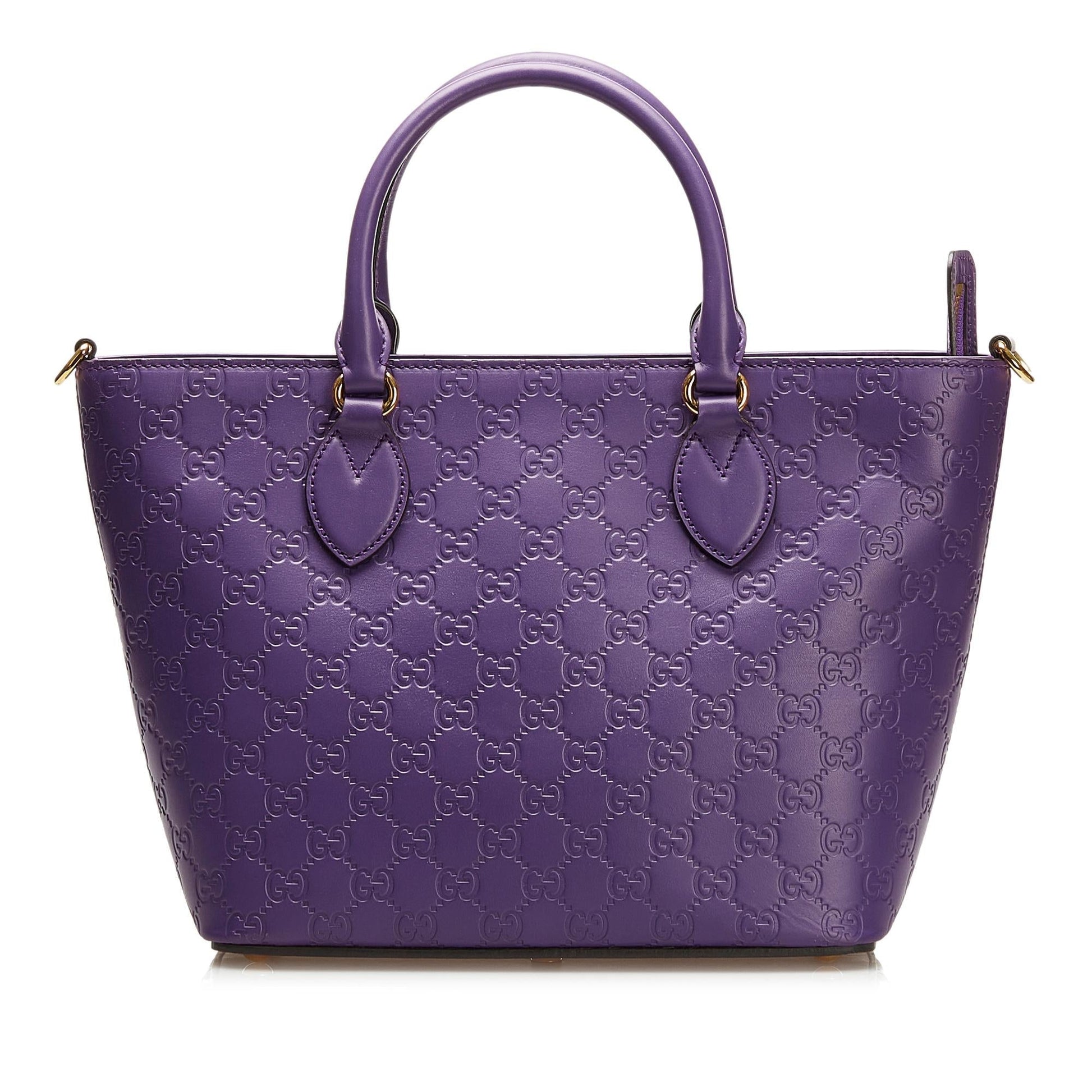 Gucci Guccissima Signature Convertible SHG Calf Satchel Bag