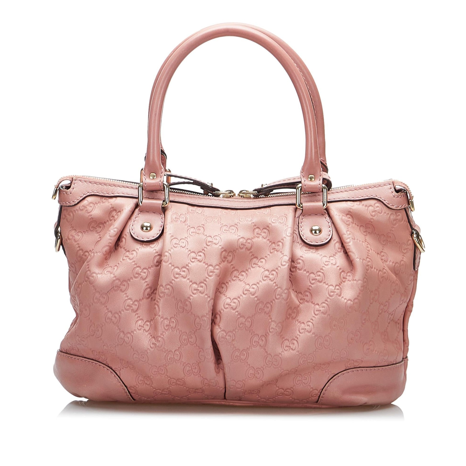 Gucci Guccissima Sukey SHG-xfIMm4 Calf Pink Satchel Bag