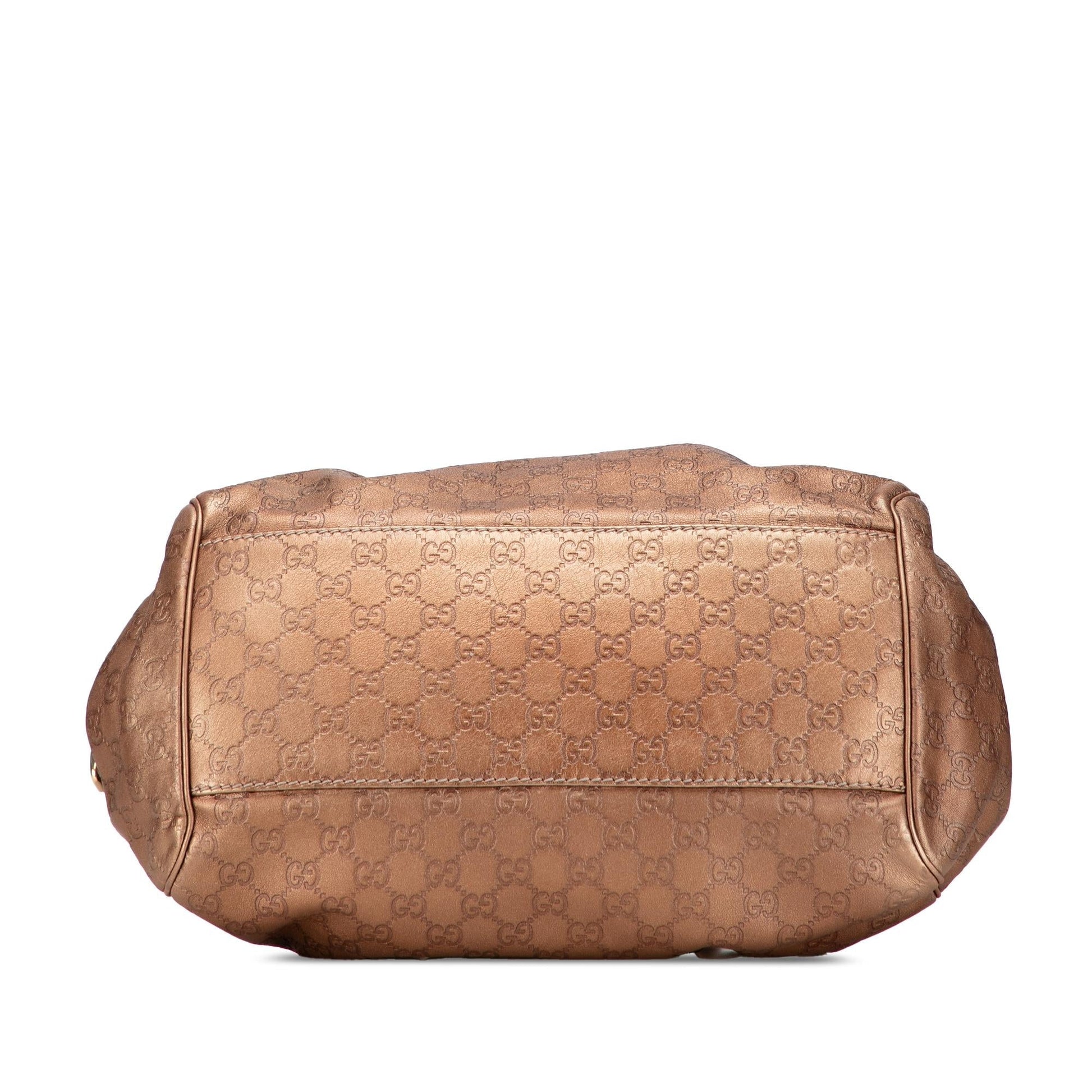 Gucci Guccissima Sukey Travel Bag Satchel 2