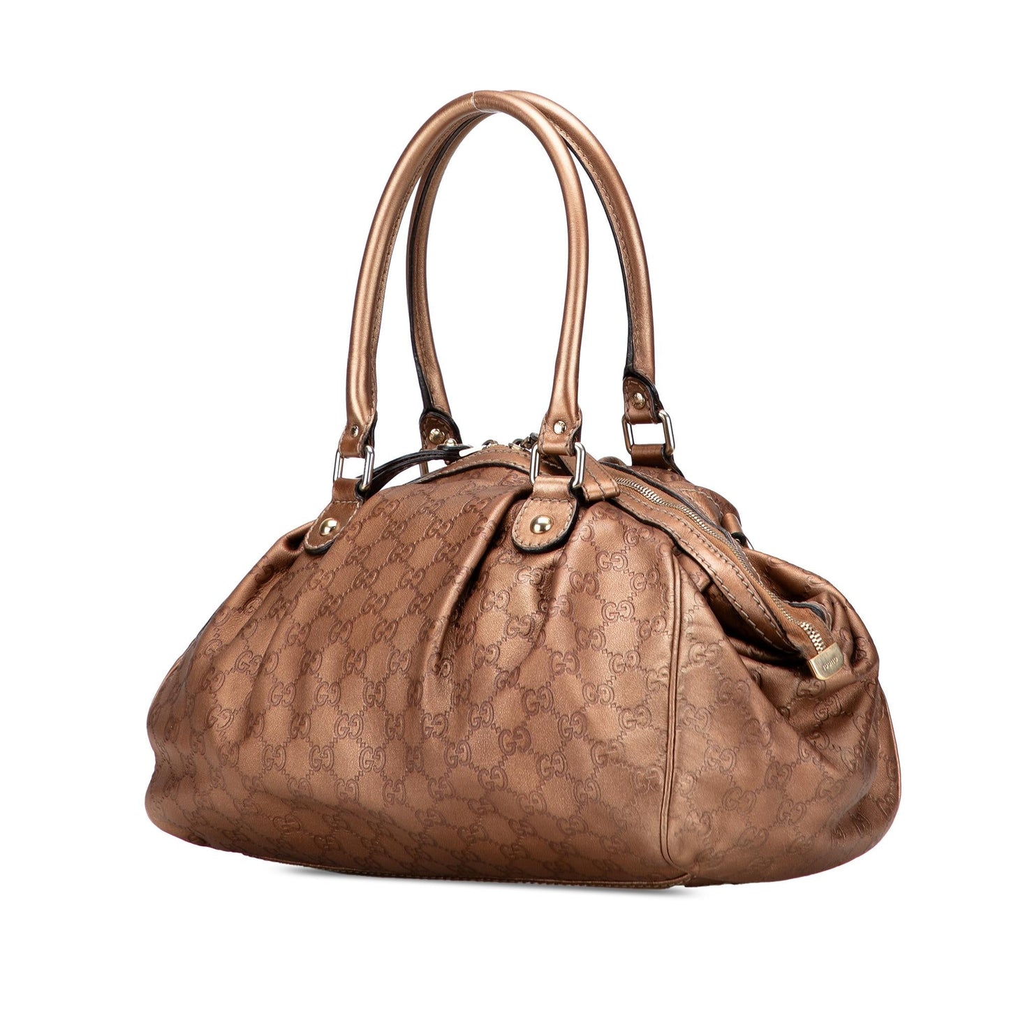 Gucci Guccissima Sukey Travel Bag Satchel 2