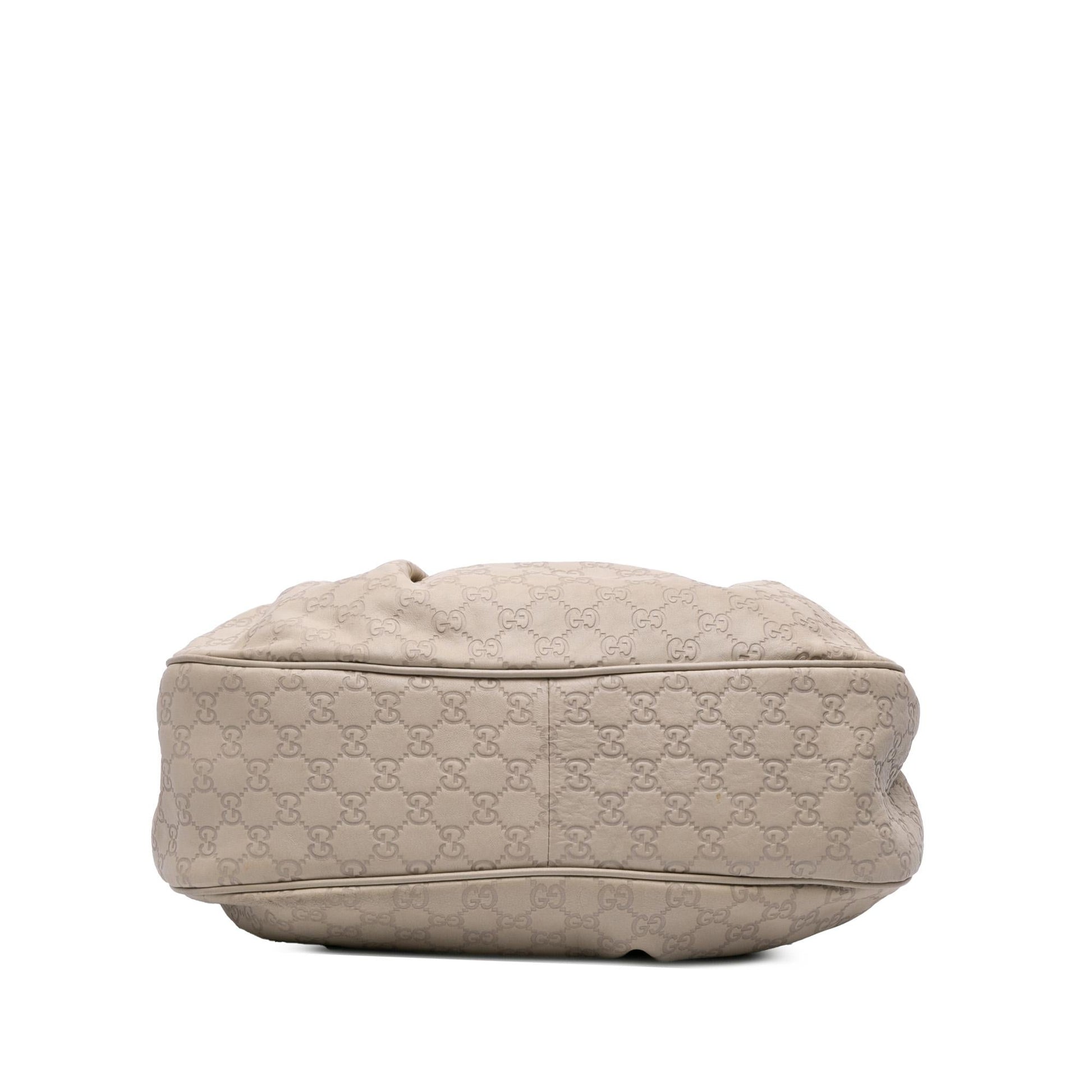 Gucci Guccissima Sukey Calf Brown Shoulder Bag