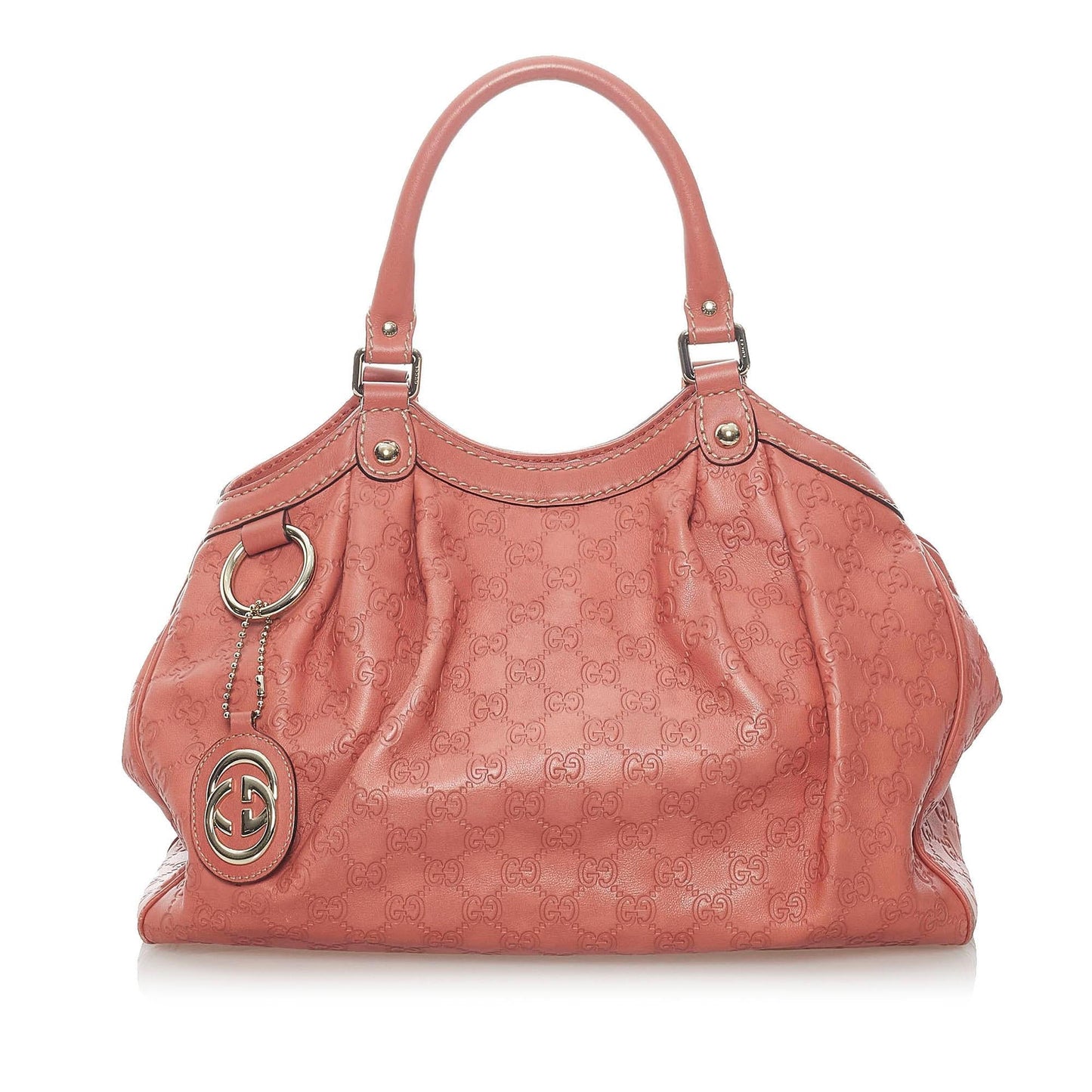 Gucci Guccissima Sukey SHG Calf Orange Tote Bag