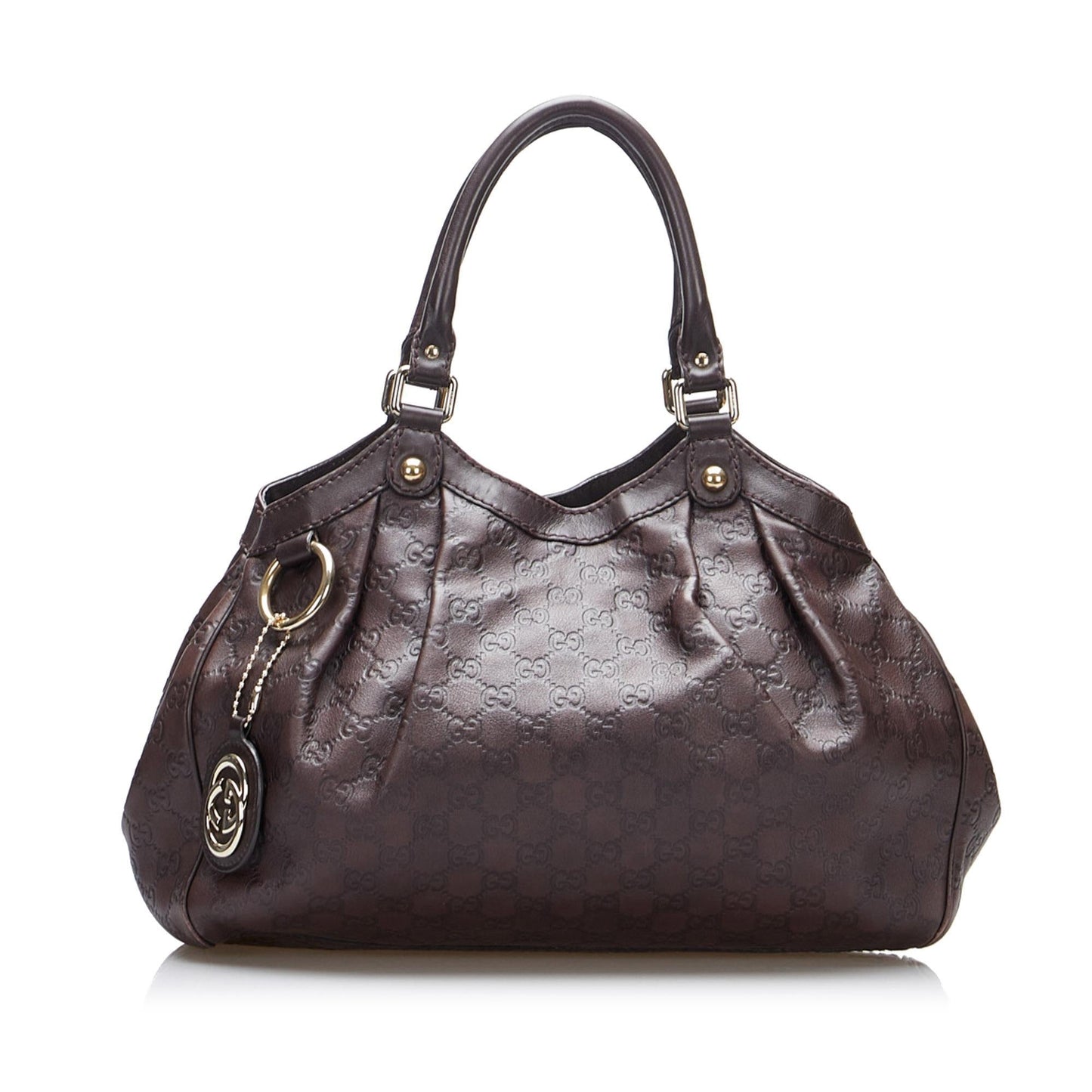 Gucci Guccissima Sukey SHG-W8dyGq Calf Brown Tote Bag