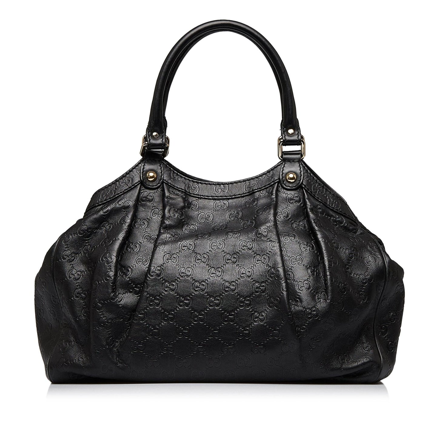 Gucci Guccissima Sukey SHG-Bvw2Vw Calf Black Tote Bag