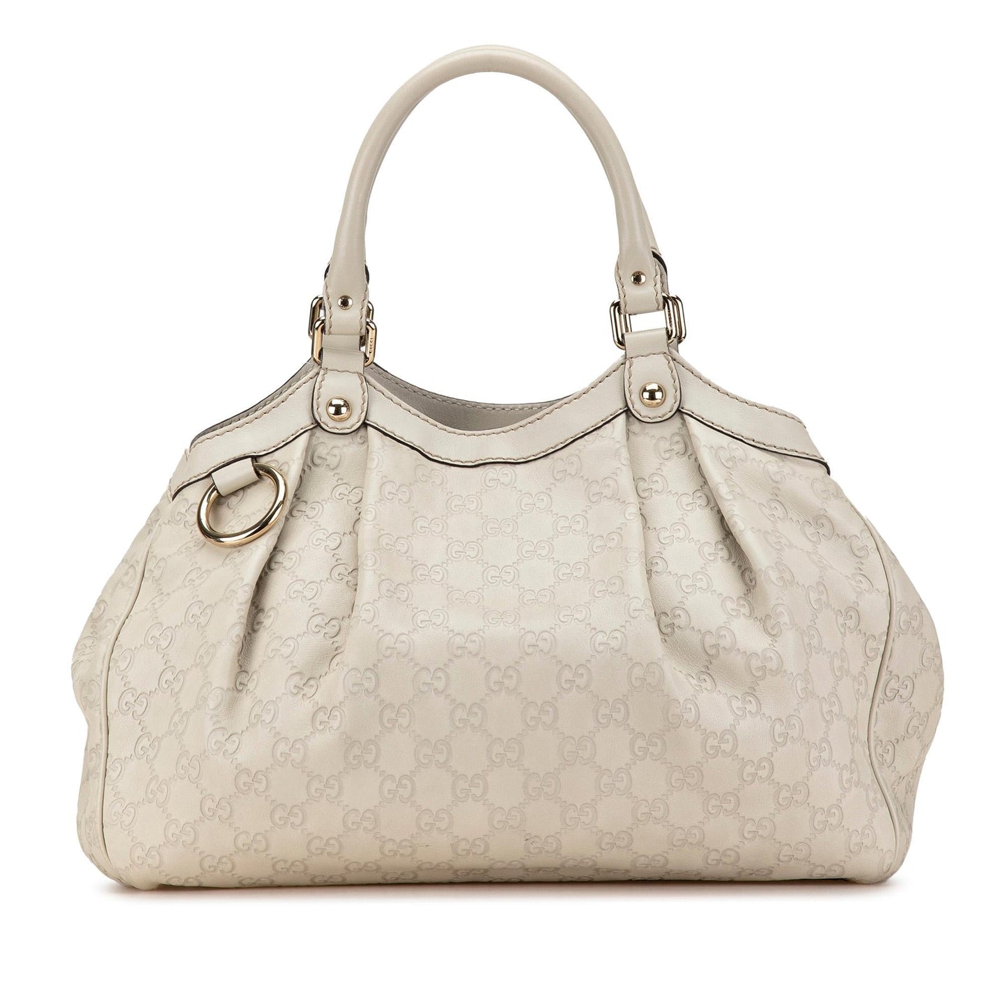 Gucci Guccissima Sukey SHG-K5aBMl Calf White Tote Bag