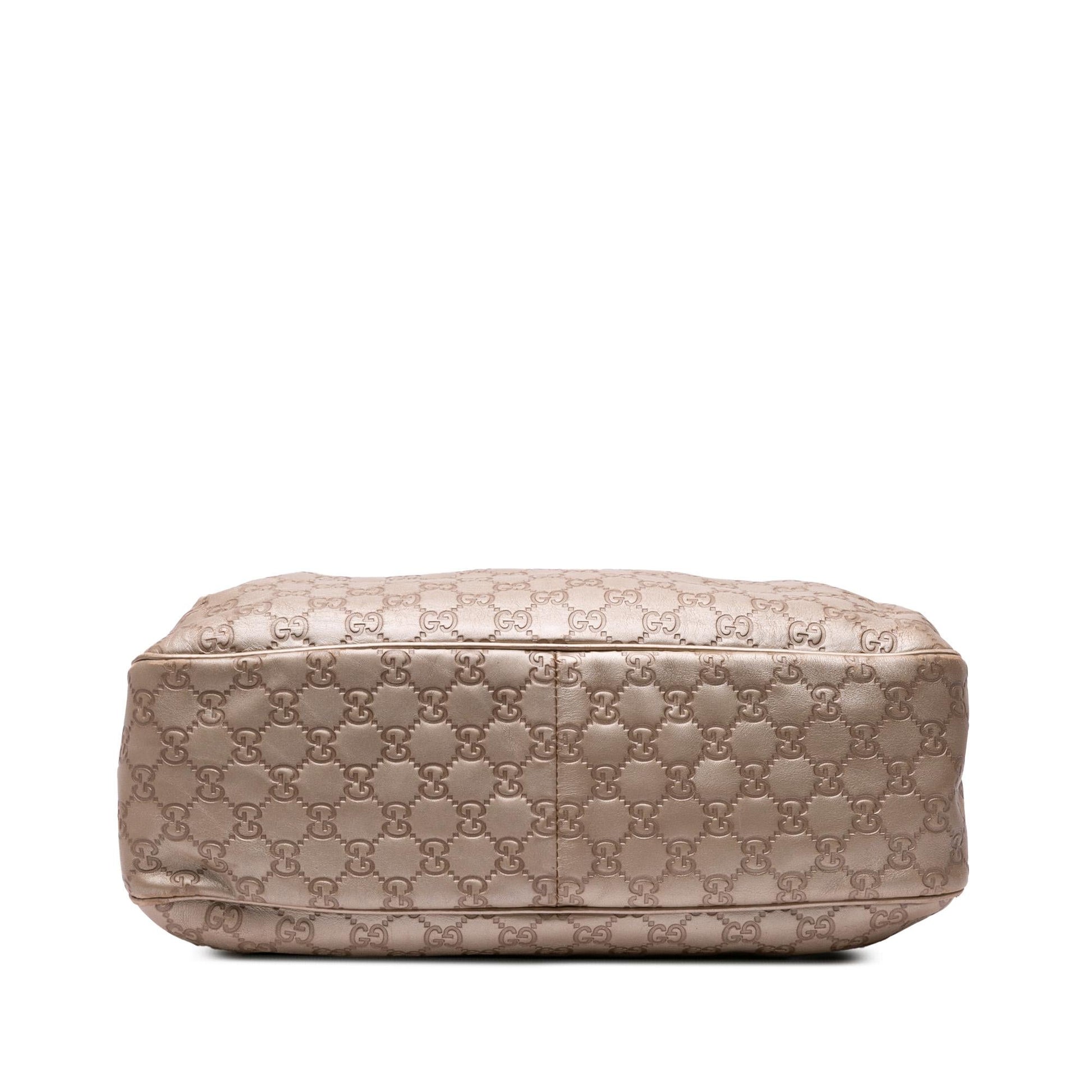 Gucci Guccissima Sukey Calf Gold Tote Bag Sukey Tote