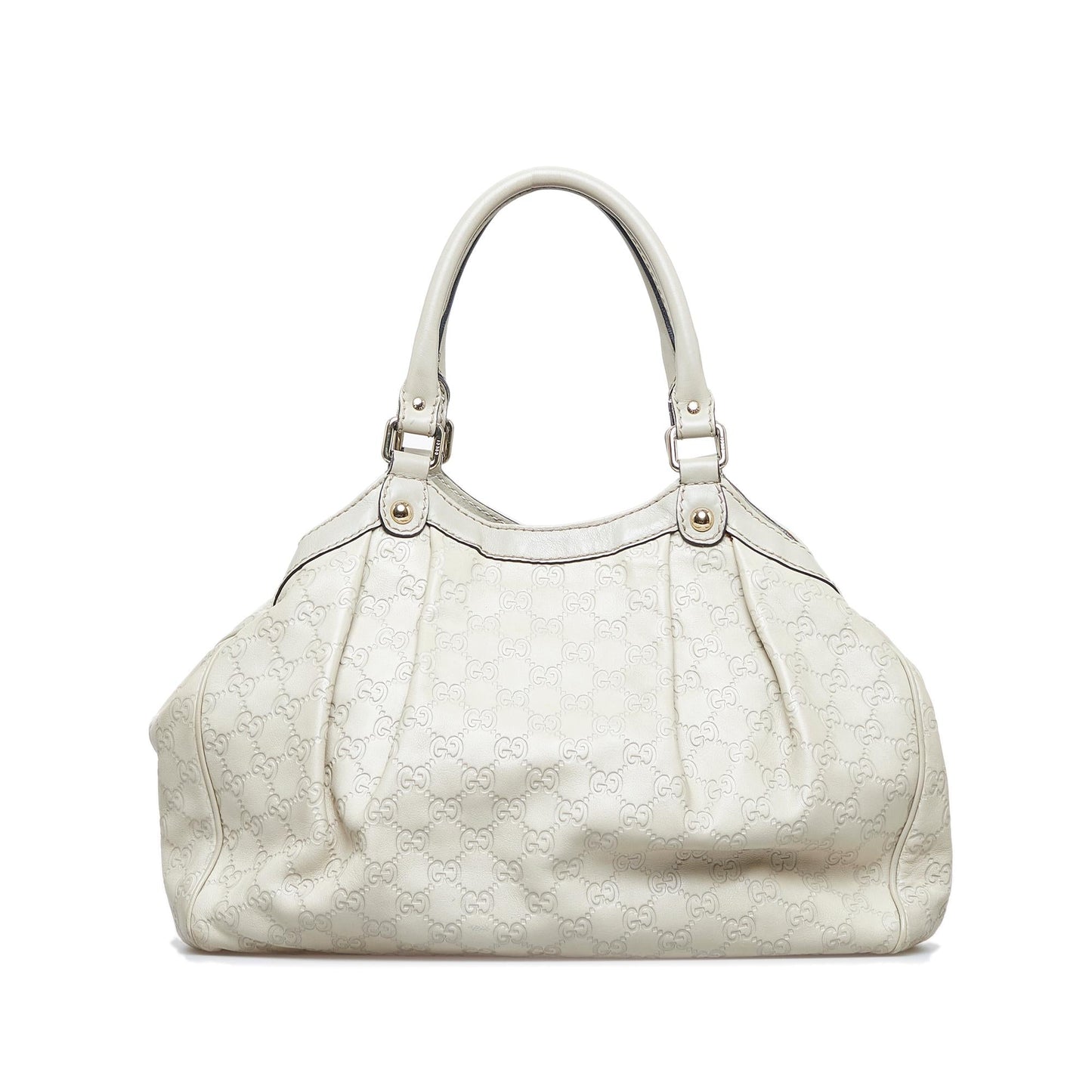Gucci Guccissima Sukey SHG-qxxsF9 Calf White Tote Bag