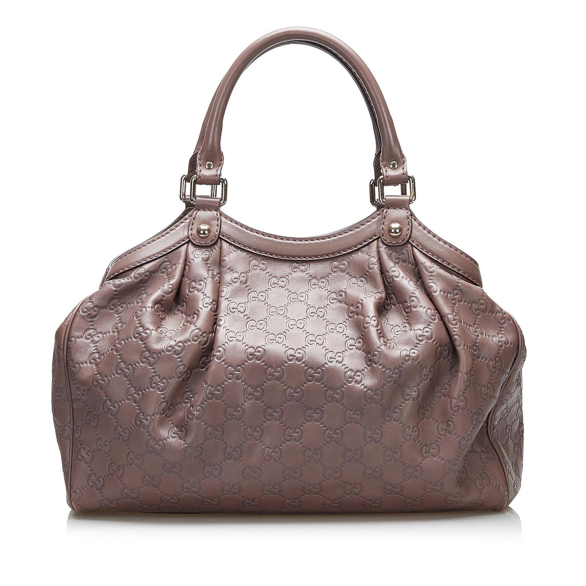 Gucci Guccissima Sukey SHG-XpVoYF Calf Brown Tote Bag