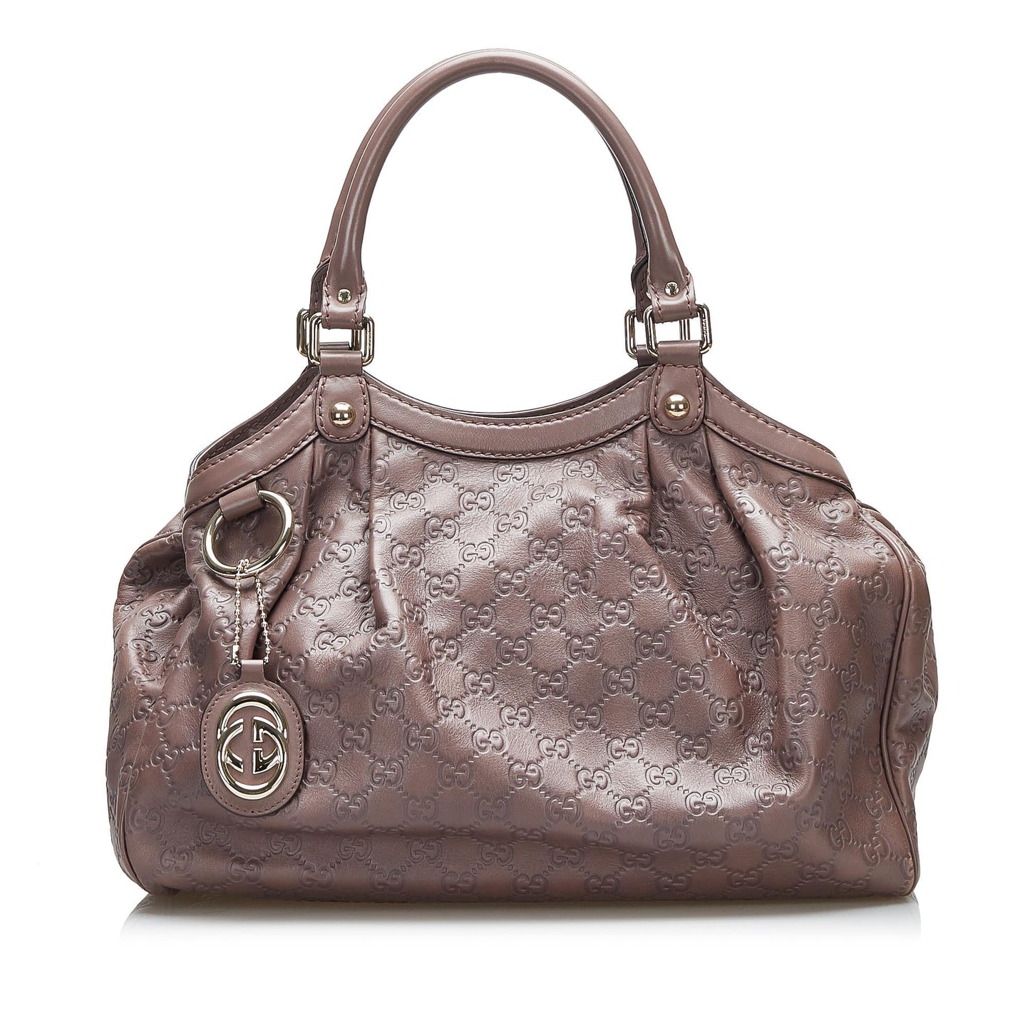 Gucci Guccissima Sukey SHG-XpVoYF Calf Brown Tote Bag