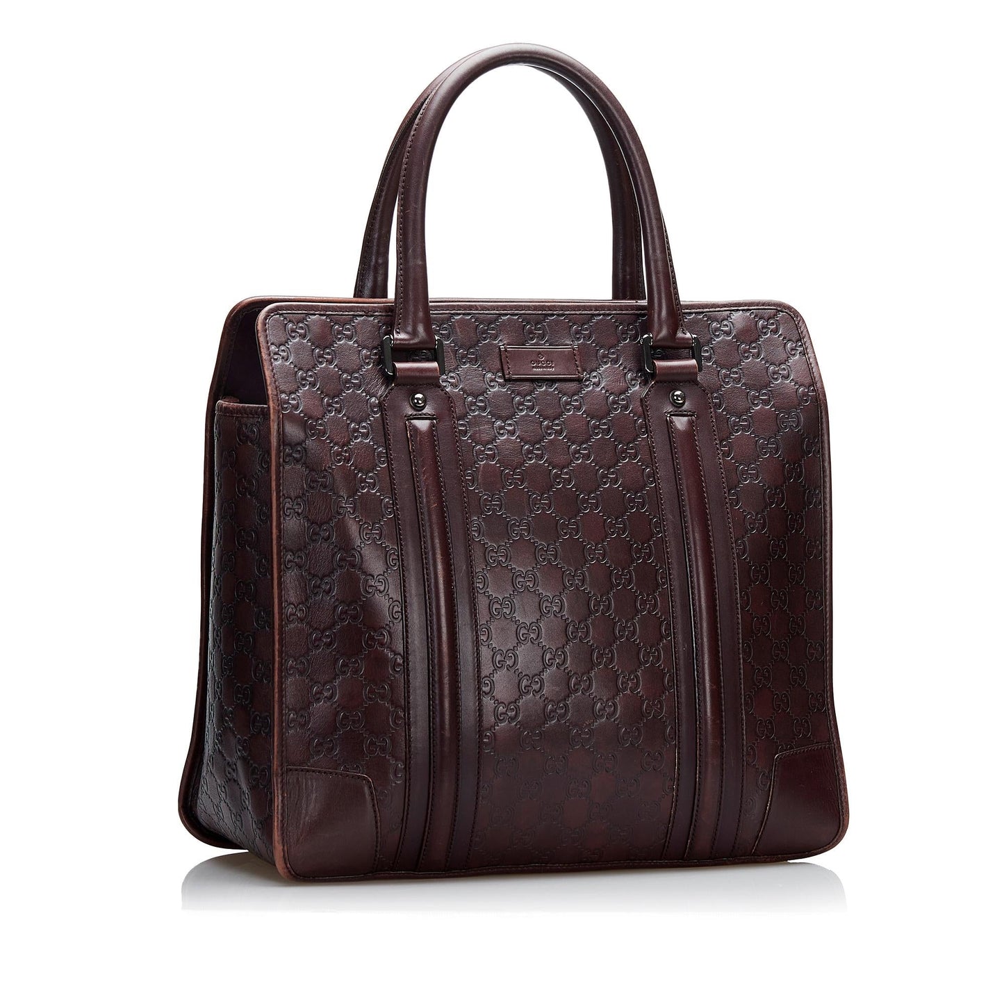 Gucci Guccissima SHG-8E1S5j Calf Brown Tote Bag