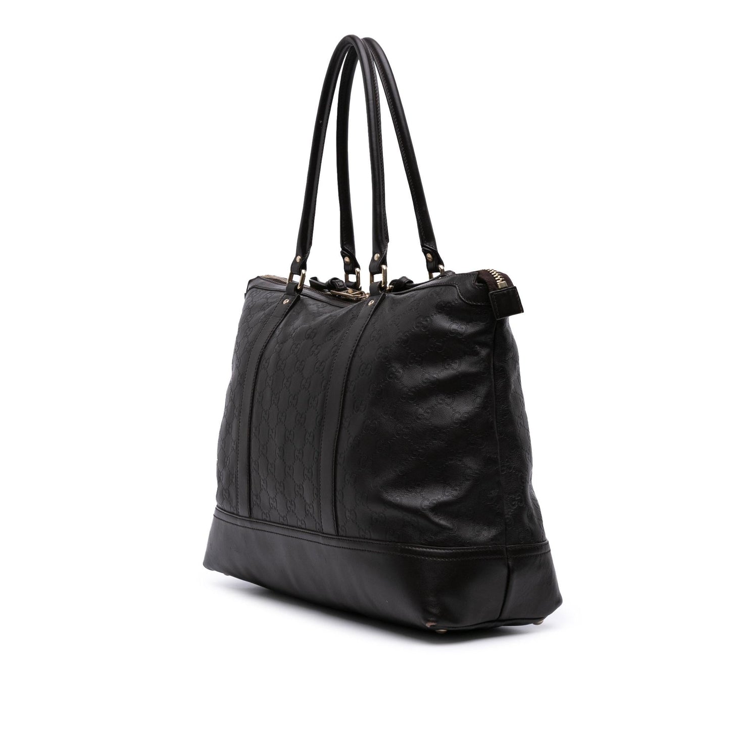 Gucci Guccissima Calf Black Tote Bag