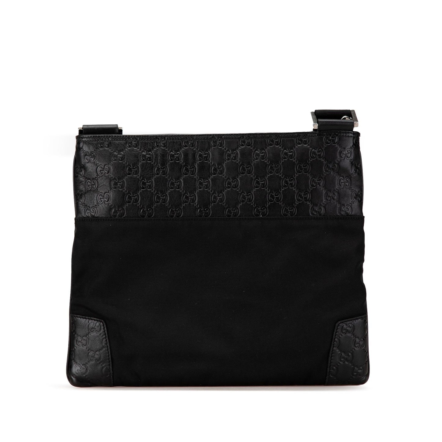 Gucci Guccissima Nylon Calf Black Crossbody Bag