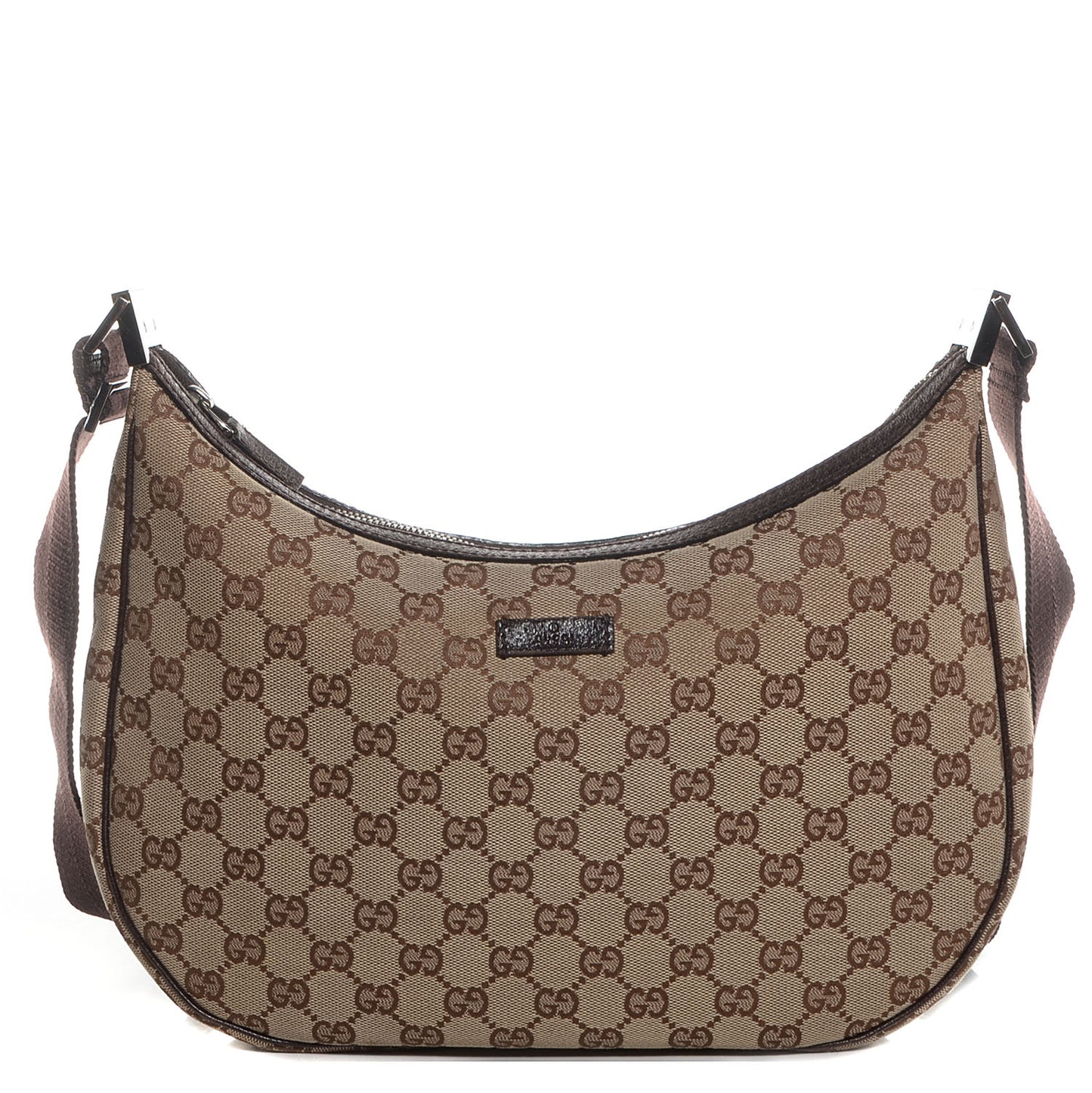 Gucci GG Half Moon Crescent Messenger Monogram Travel Bag