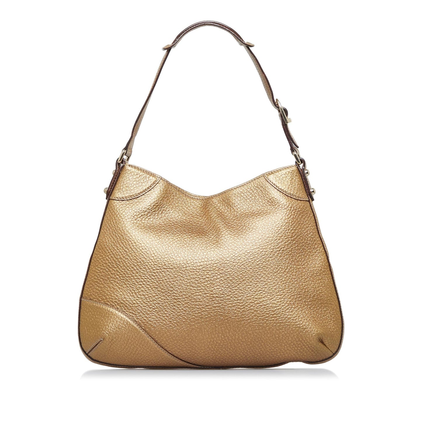 Gucci Hasler SHG-kigbkQ Calf Gold Shoulder Bag
