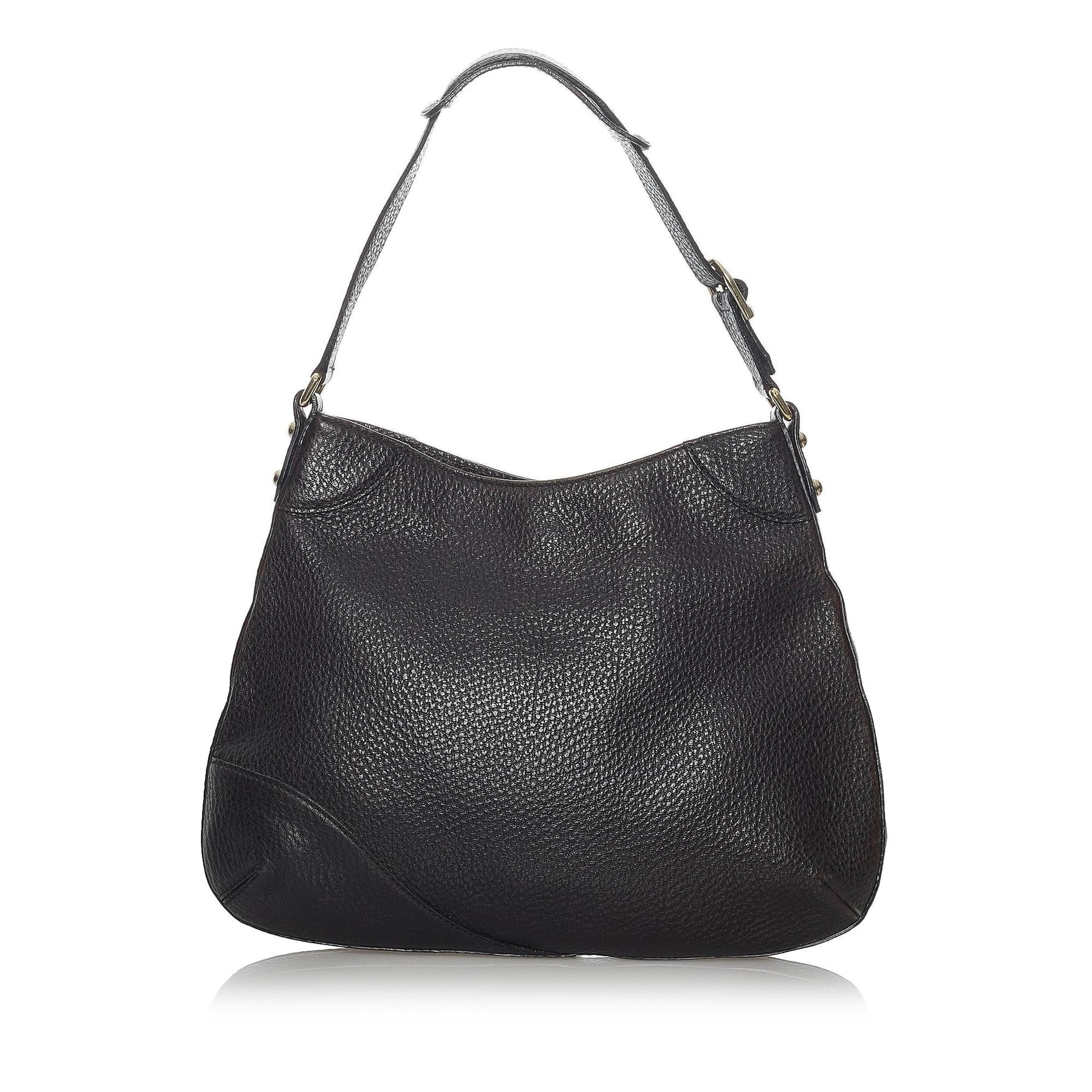 Gucci Hasler SHG Leather Calf Black Shoulder Bag
