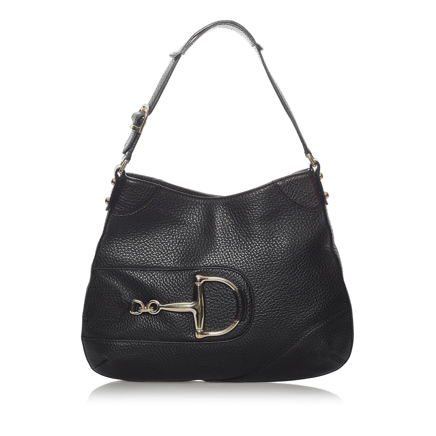 Gucci Hasler SHG Leather Calf Black Shoulder Bag
