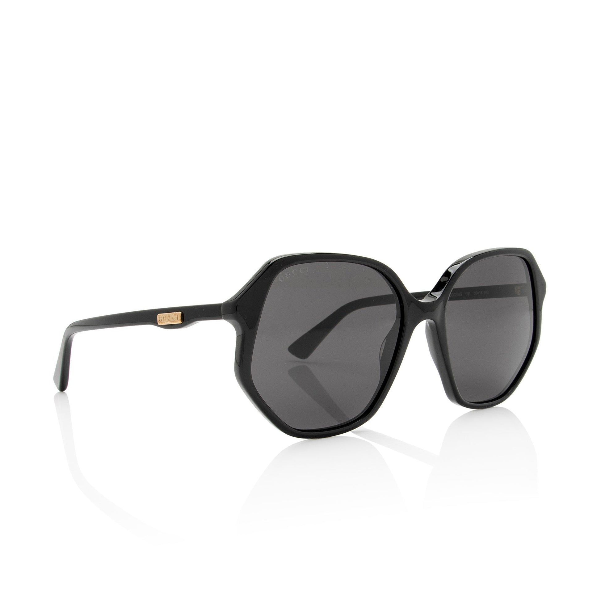 Gucci Hexagon Sunglasses SHF-LbkHIV Black Accessory
