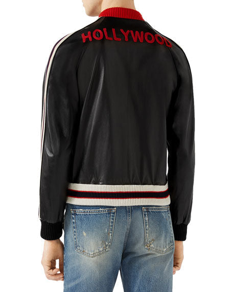Gucci WEB JACKET Leather Apparel