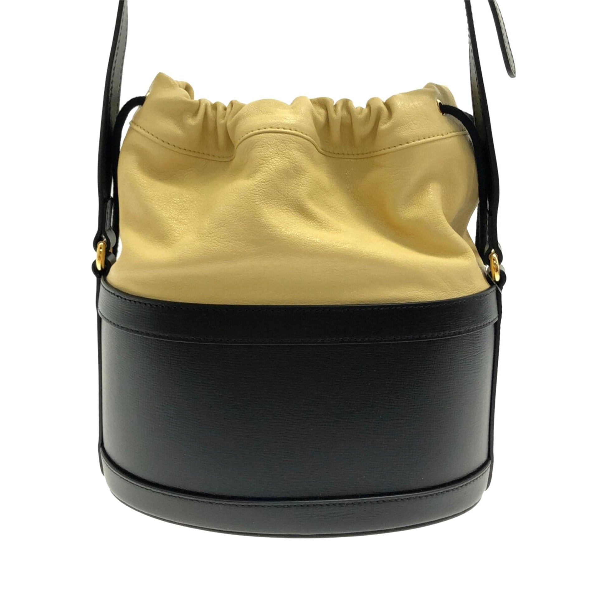 Gucci Horsebit SHG-67IMlT Calf Black Brown Bucket Shoulder Bag