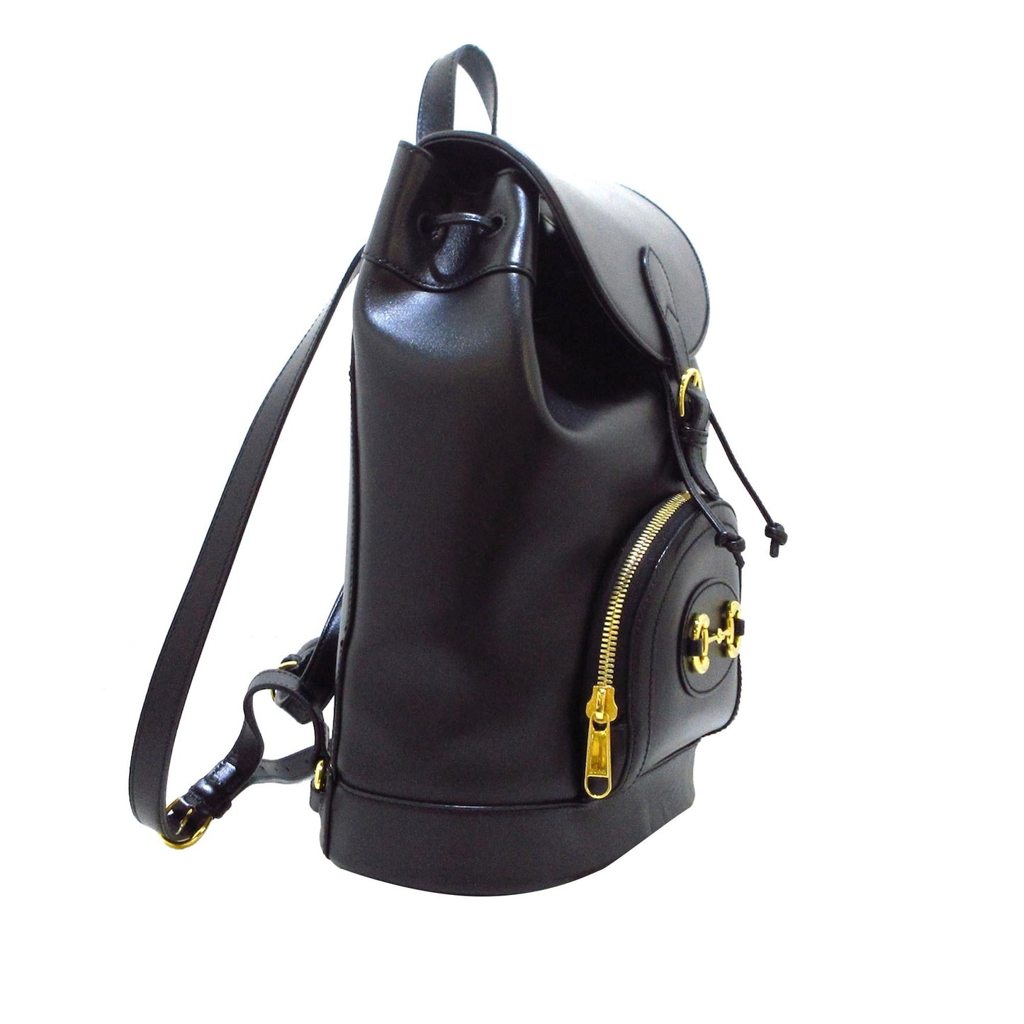 Gucci Horsebit Backpack SHG-7RlxBi Leather Calf Black