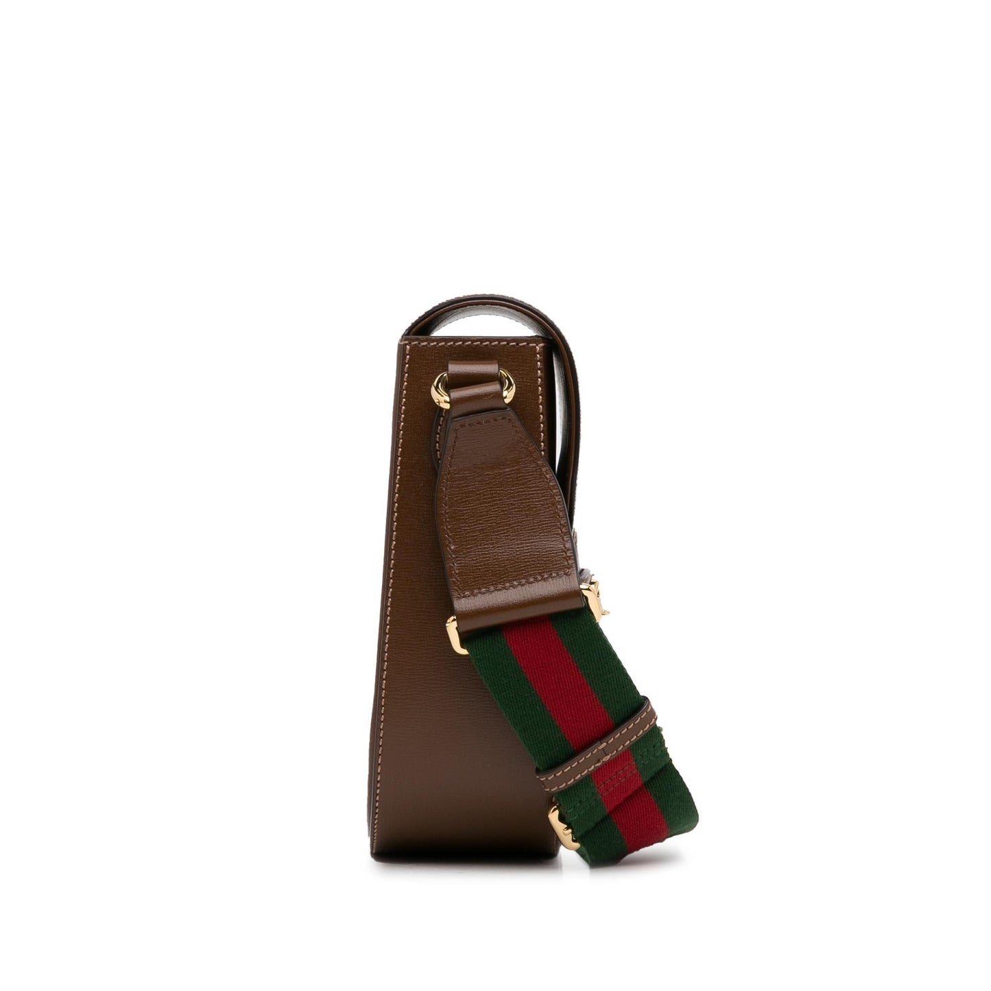 Gucci Horsebit Web SHG-lUyzCC Calf Brown Crossbody Bag