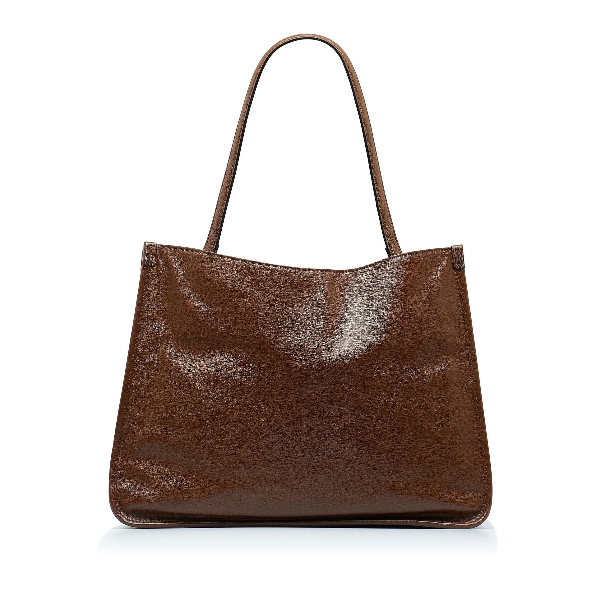 Gucci Horsebit SHG-8KCkxu Leather Calf Brown Tote Bag