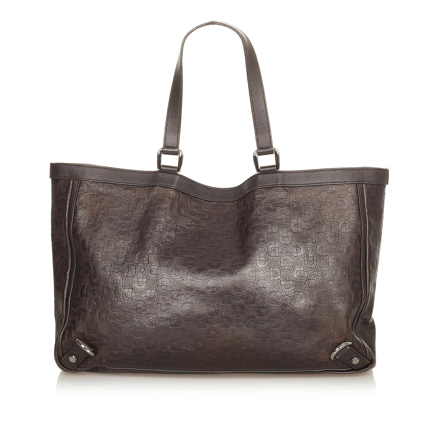 Gucci Horsebit Abbey D-Ring Leather Tote Bag (SHG-31931)