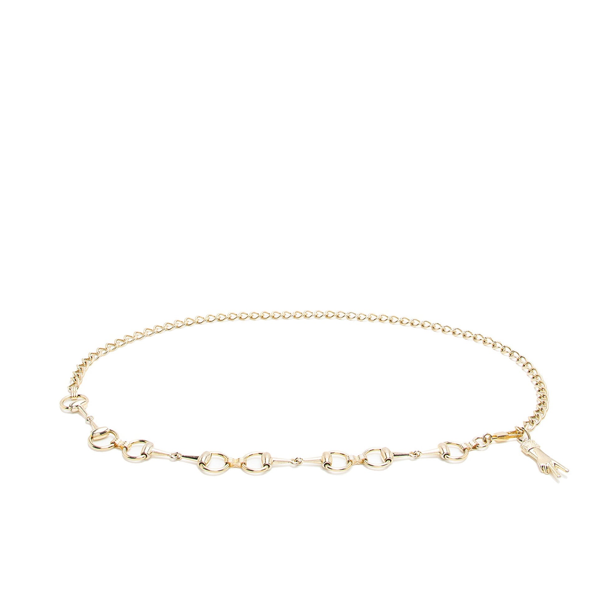 Gucci Horsebit Belt - OS SHF-i5cg1d Gold Chain Accessory
