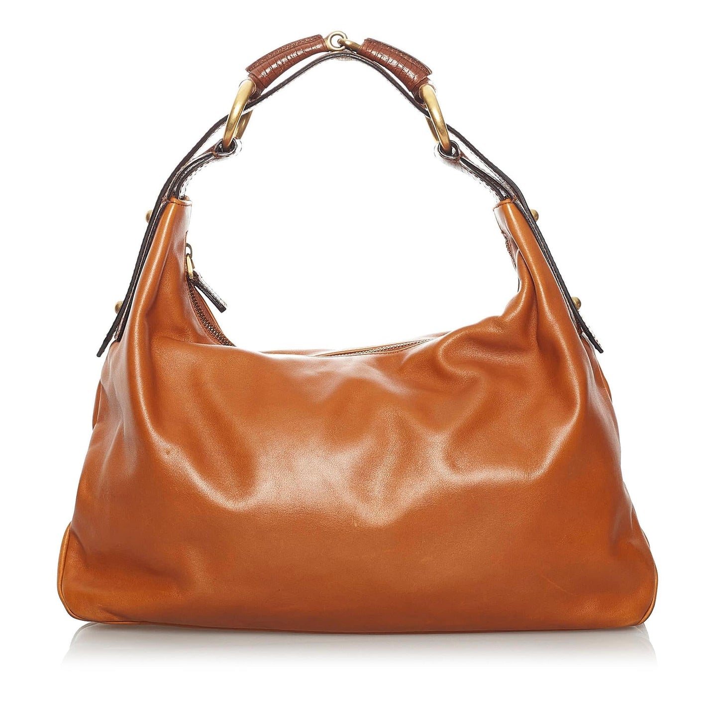 Gucci Horsebit SHG Leather Calf Brown Chain Shoulder Bag